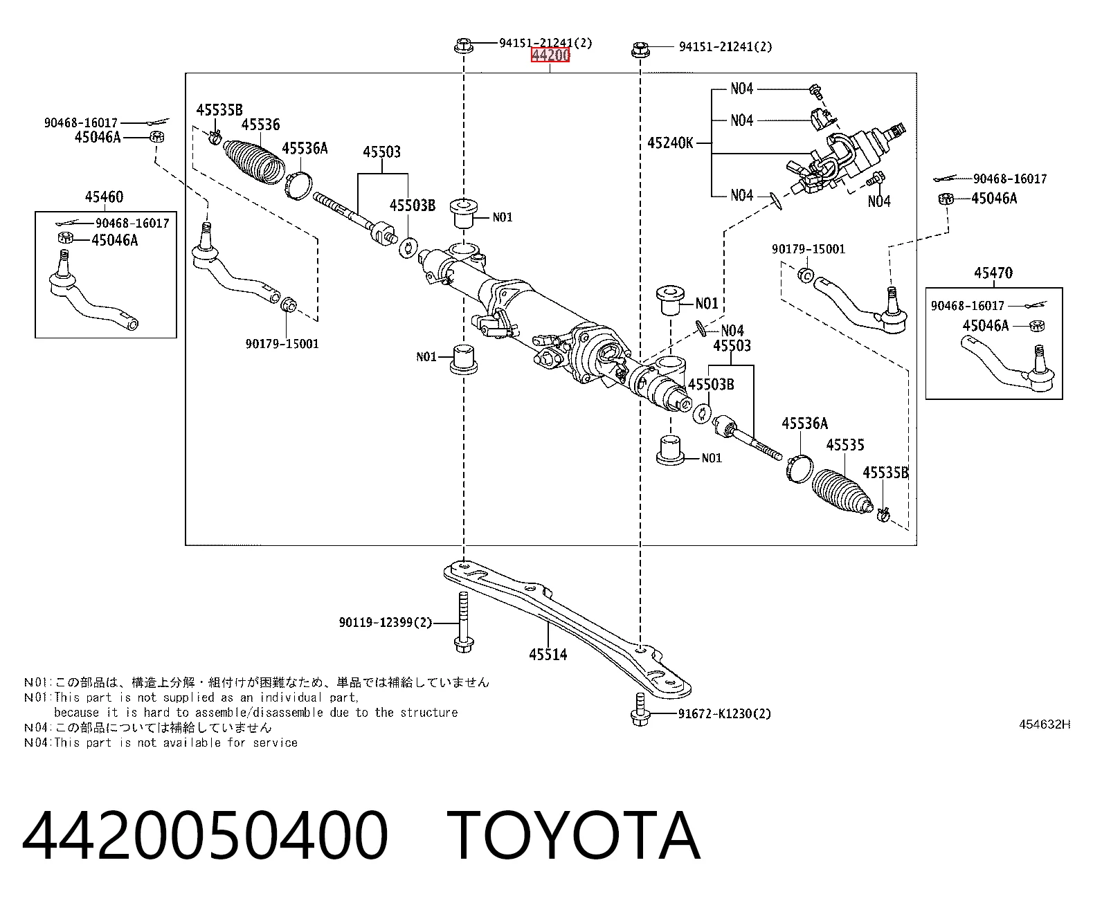 4420050400 Toyota