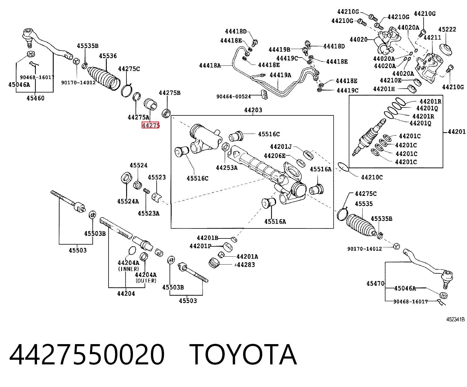 4427550020 Toyota
