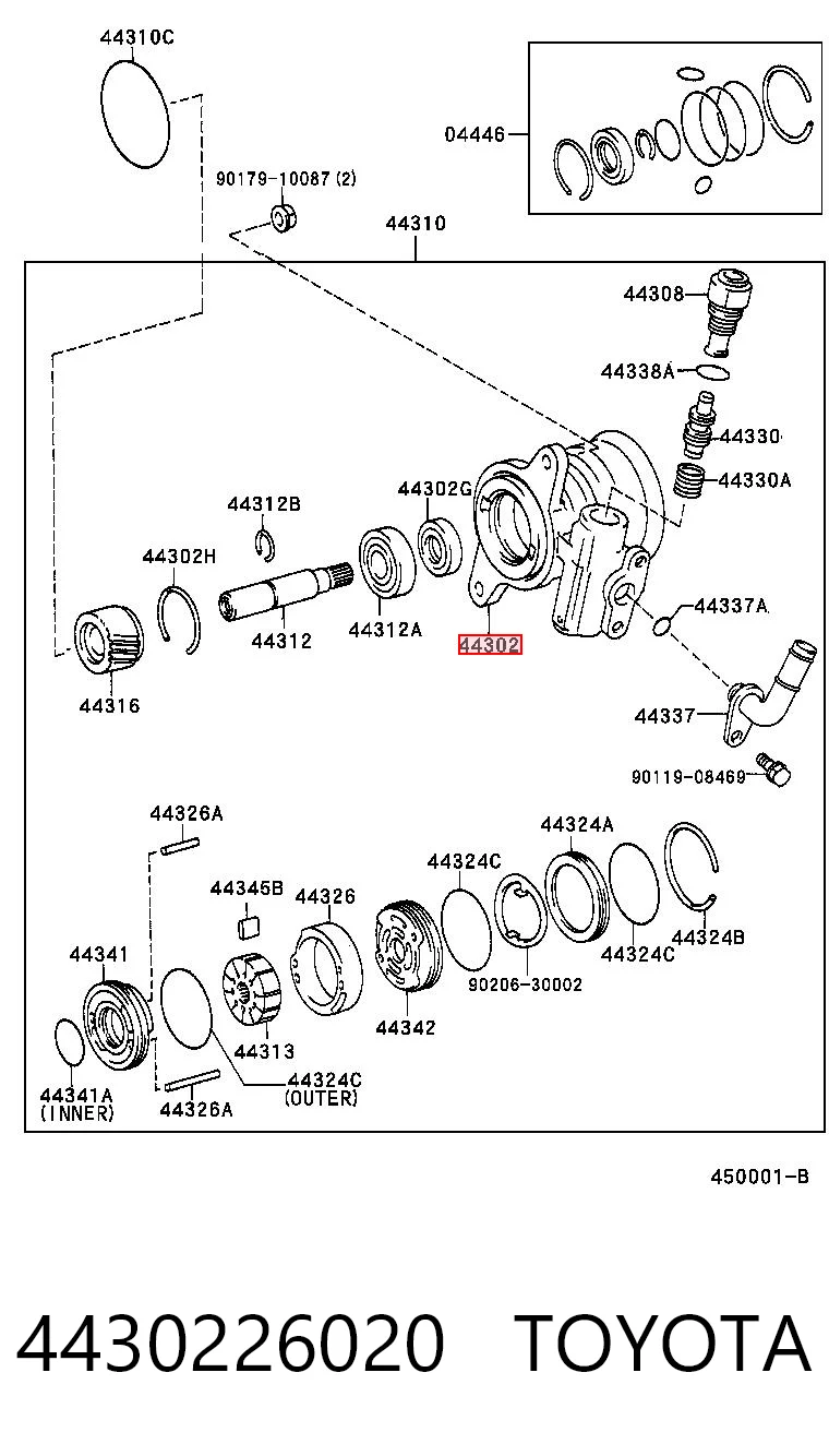 4430226020 Toyota