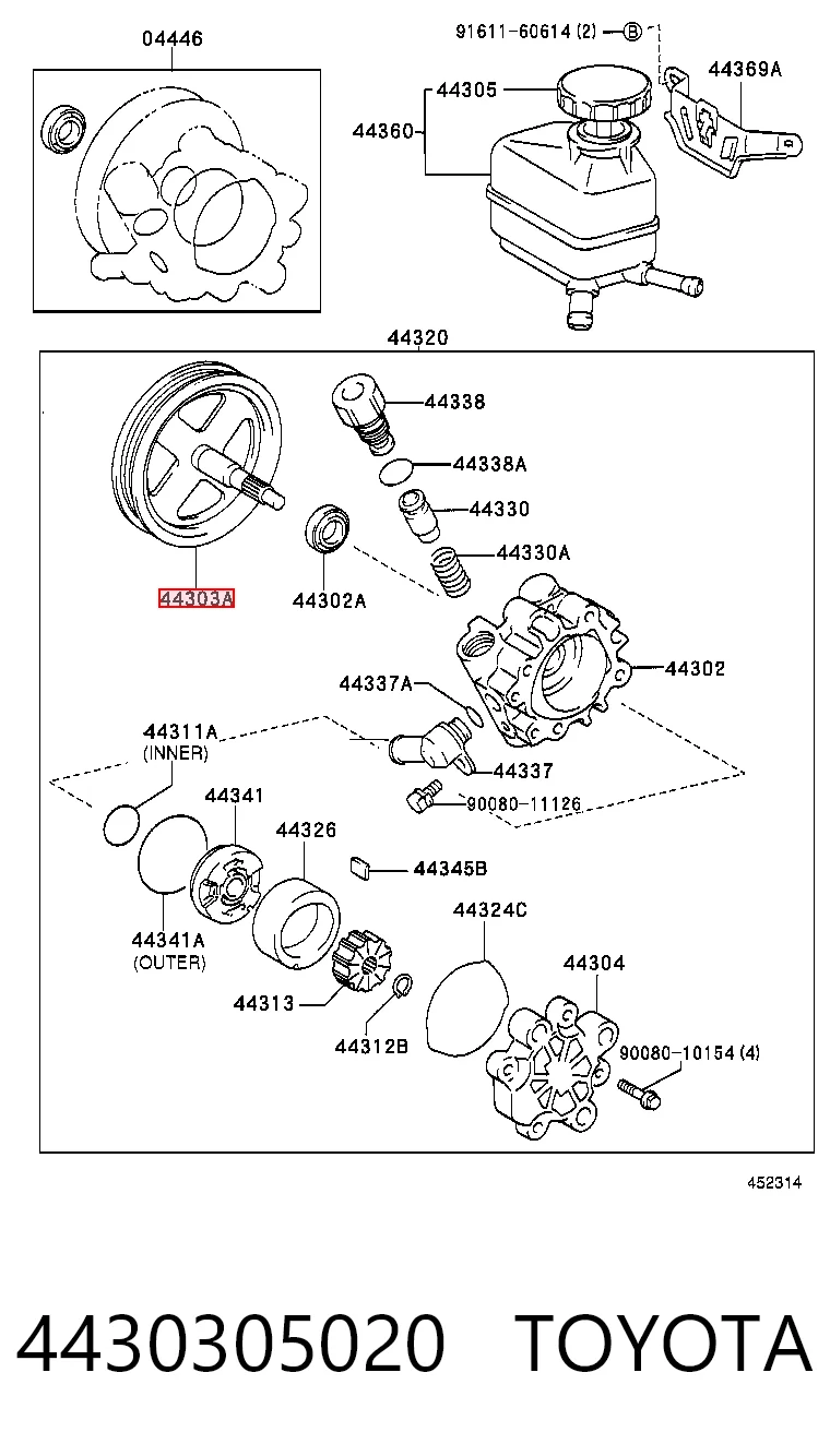 4430305020 Toyota