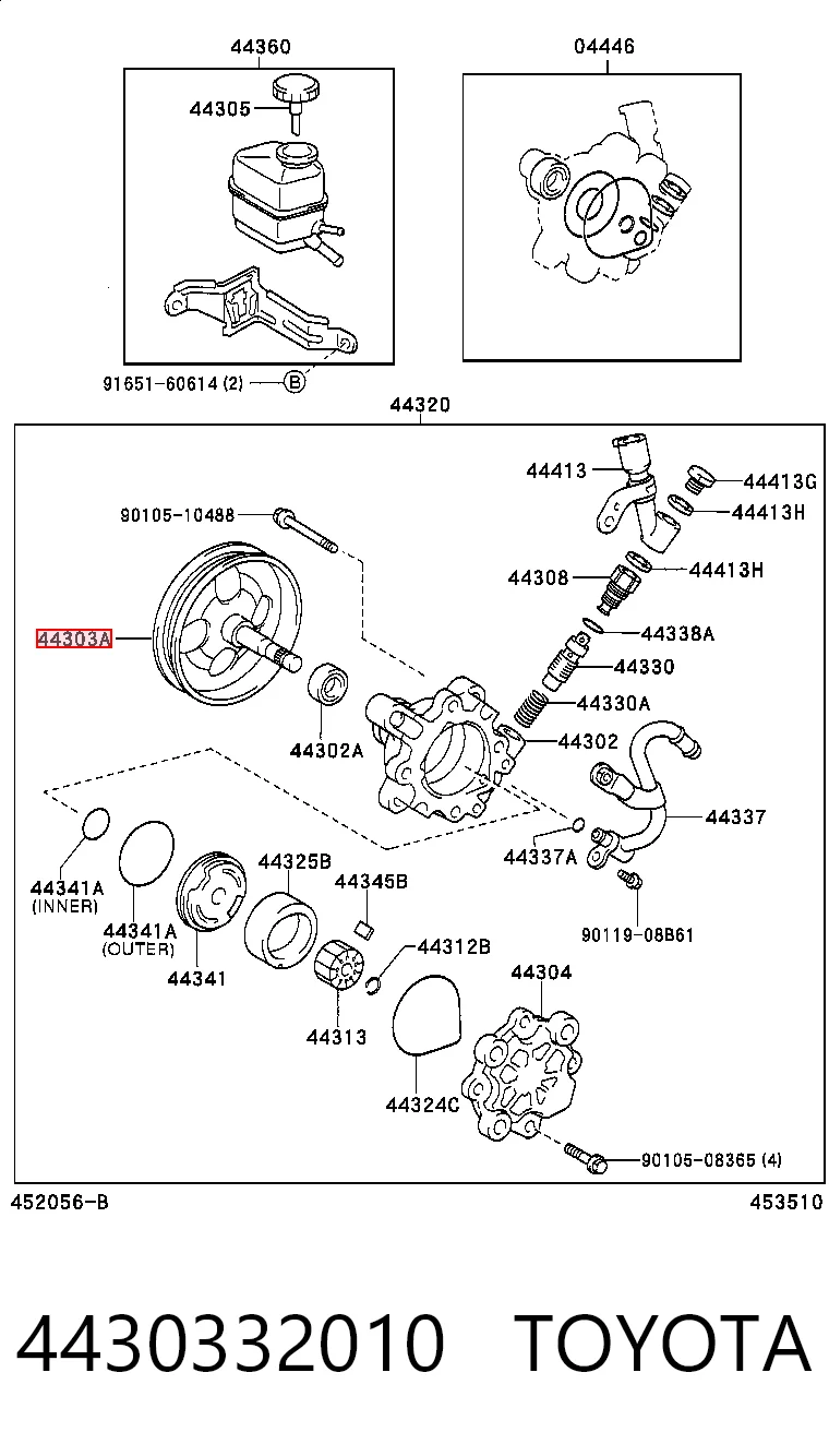4430332010 Toyota