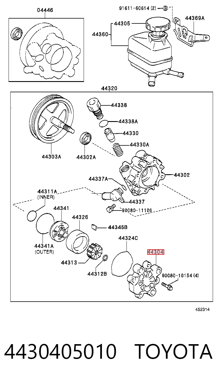 4430405010 Toyota