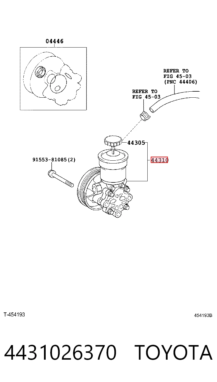 Bomba de dirección 14001364 Depo/Loro/Abakus