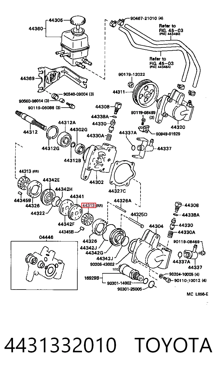 4431332010 Toyota