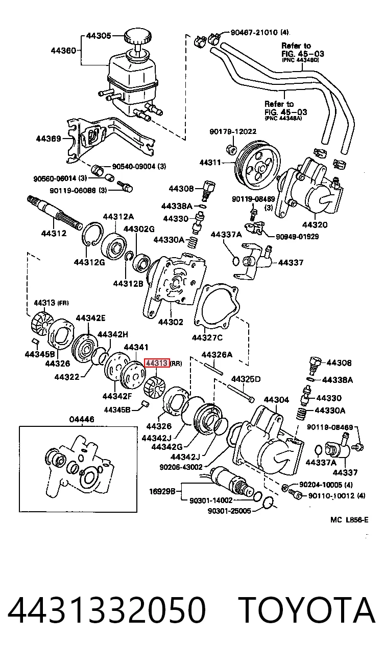 4431332050 Toyota