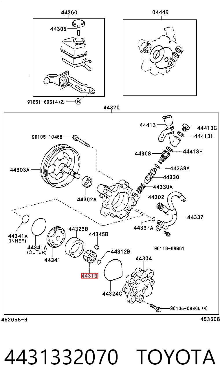 4431332070 Toyota