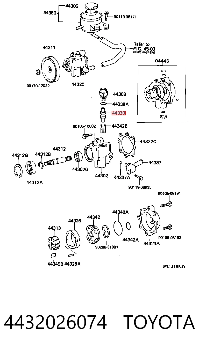 Bomba de dirección asistida  Toyota Hiace III bus (H10) (1989 - 1995) precio, desde 160,42 EUR