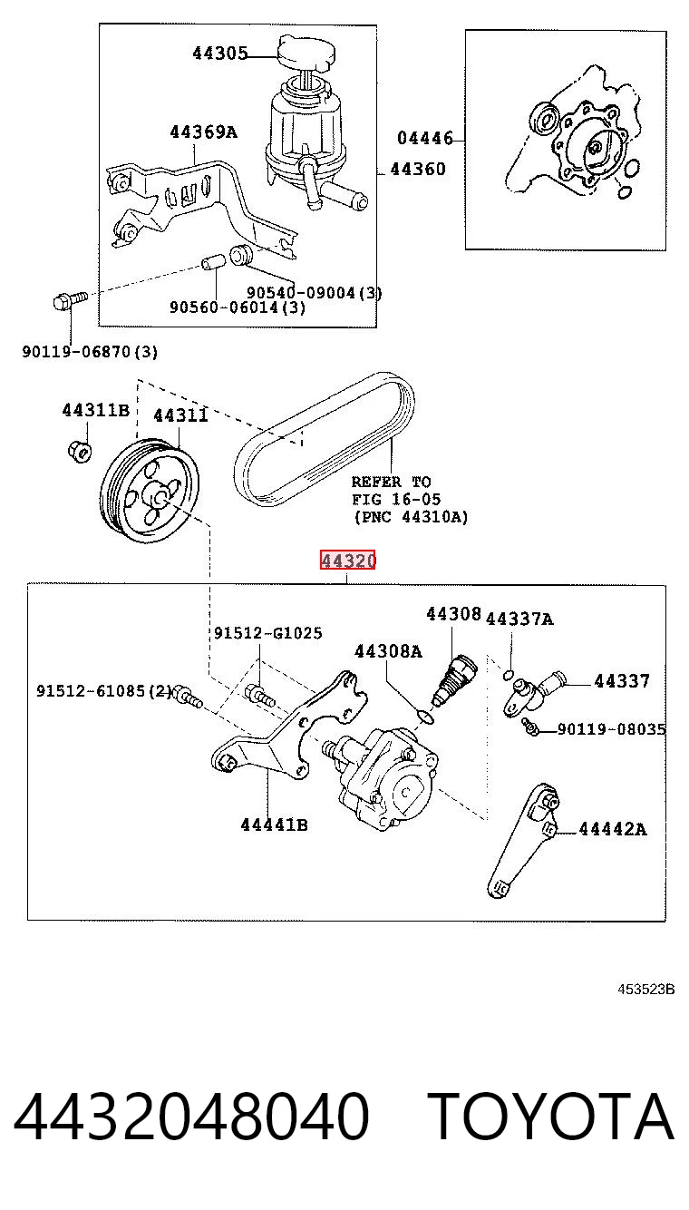 Comprar Bomba de dirección Lexus RX 300/330/350/400H U3