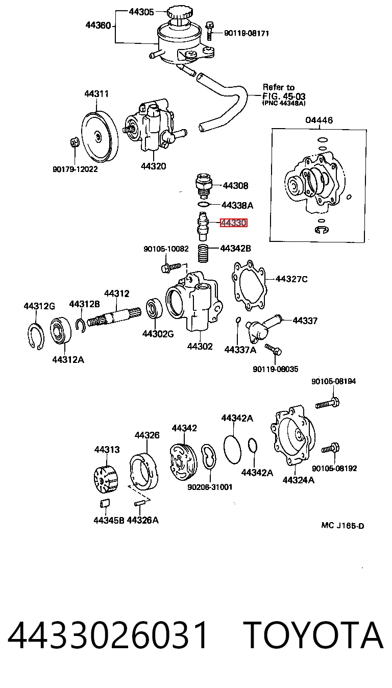 4433026031 Toyota