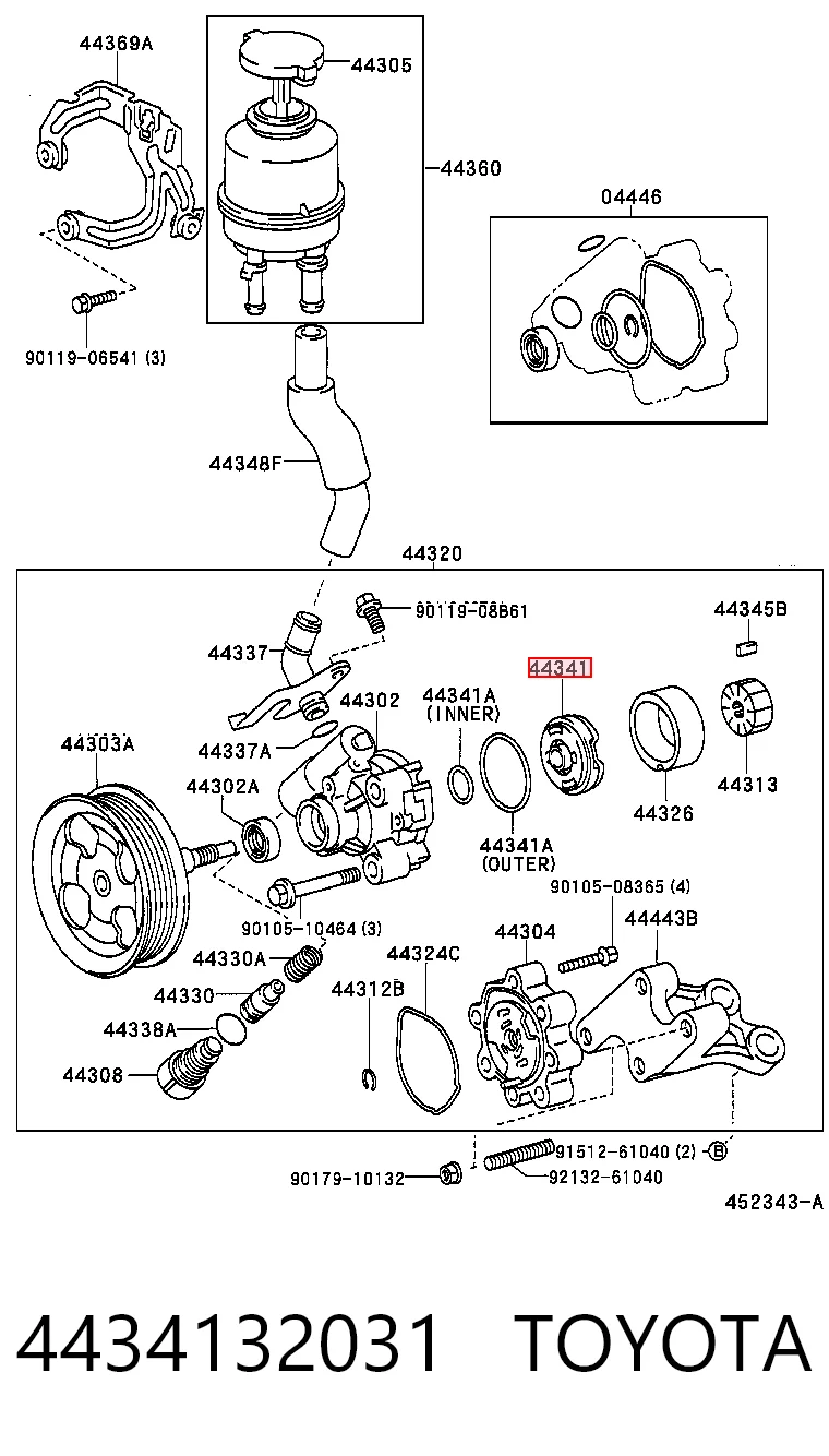 4434132031 Toyota