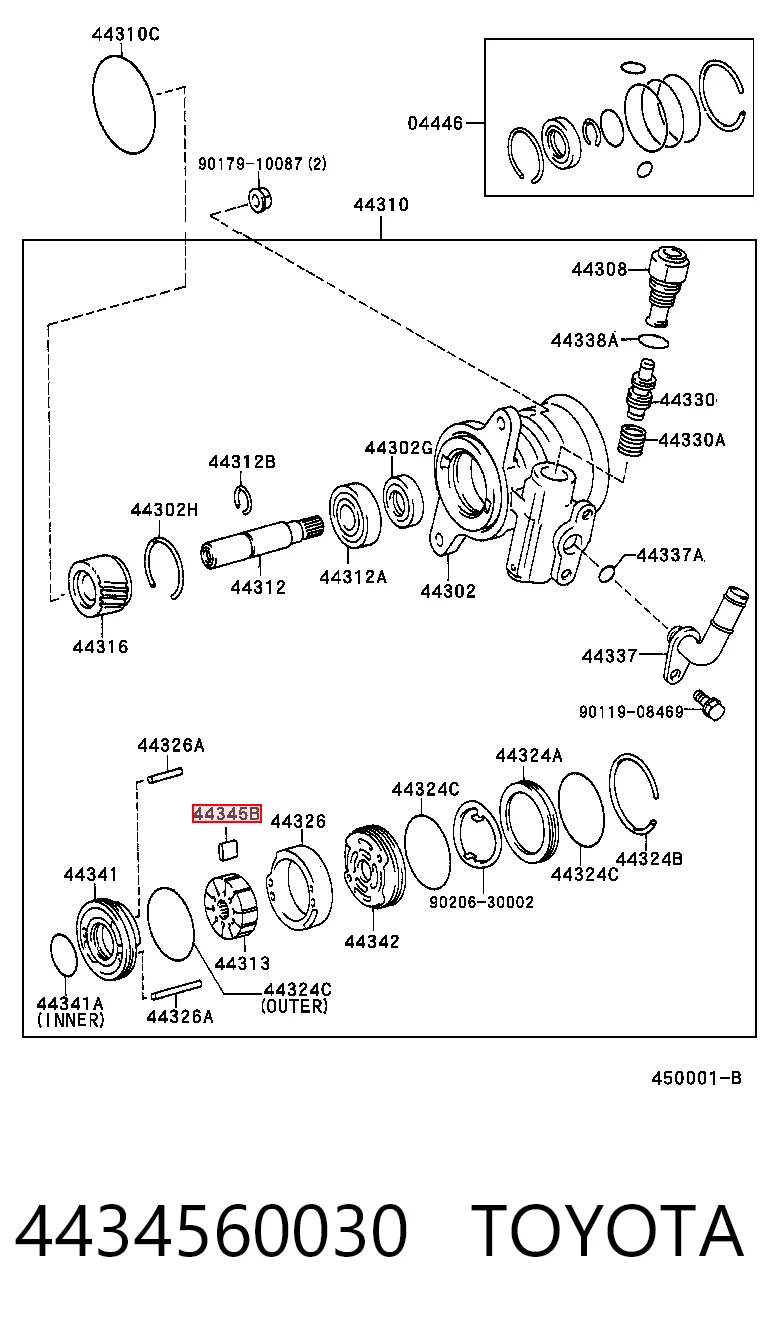 4434560030 Toyota