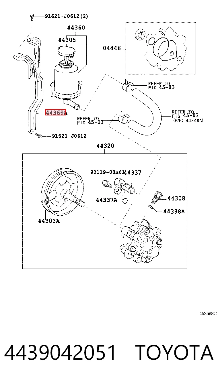 4439042051 Toyota