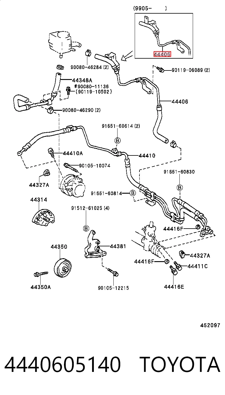 4440605140 Toyota