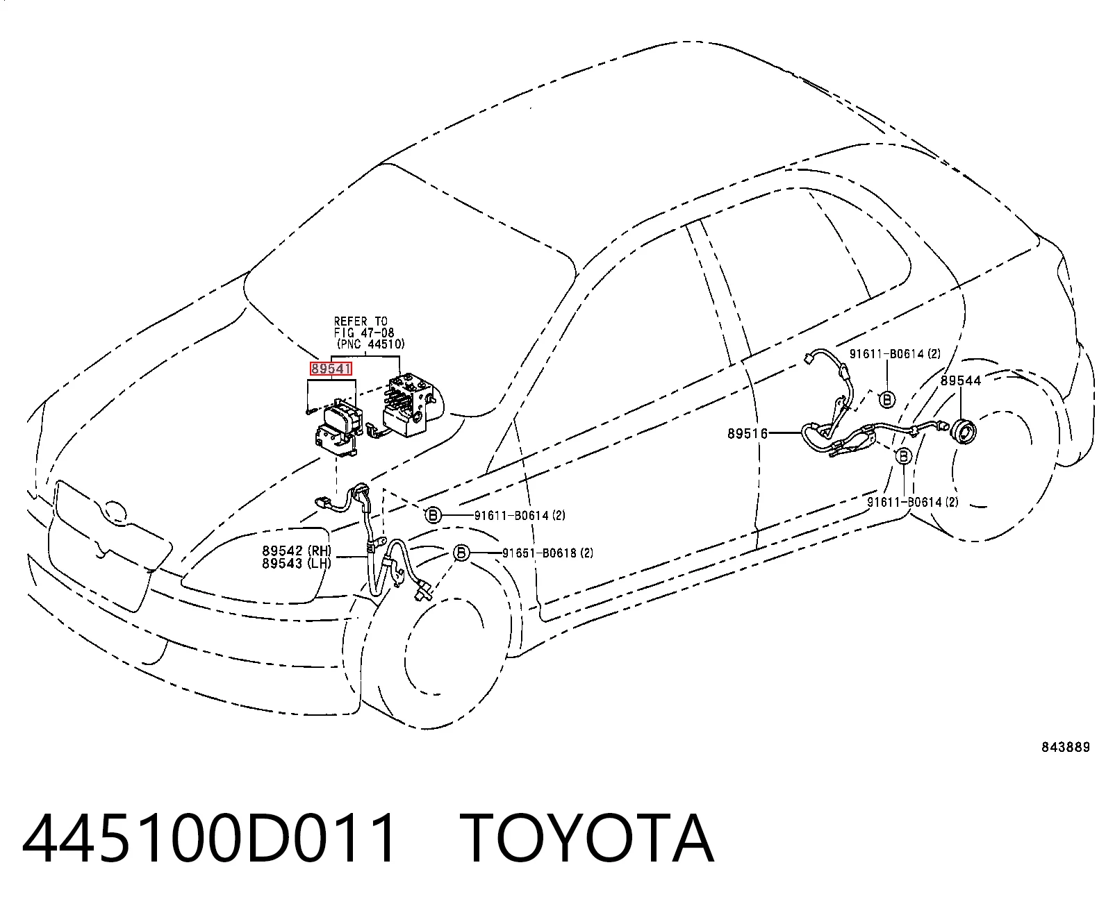 Comprar Módulo hidráulico de ABS Toyota Yaris P10 a bajo precio
