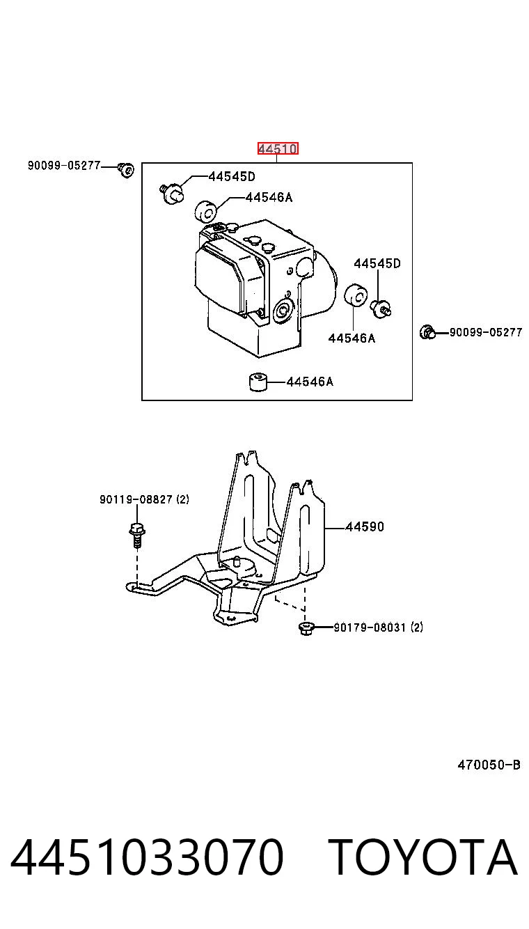 Módulo ABS para Toyota Camry V20