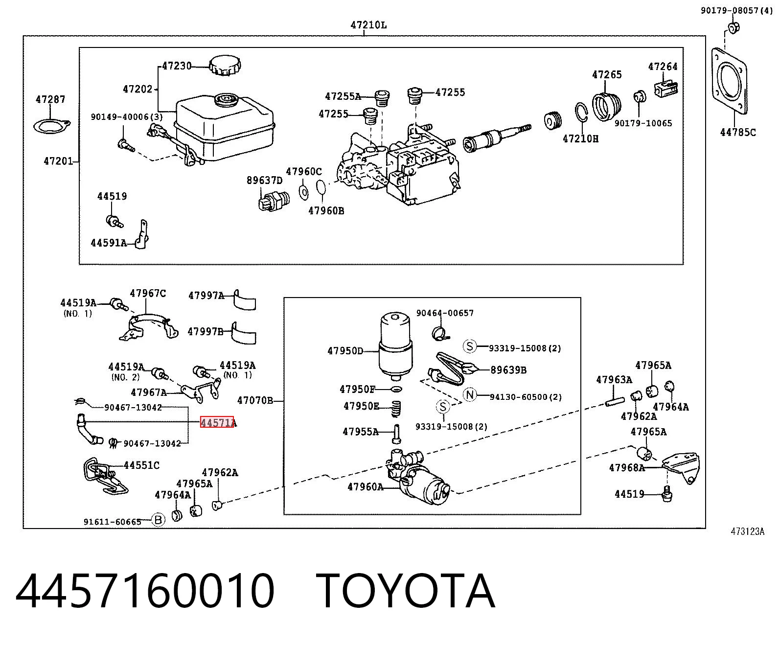 4457160010 Toyota