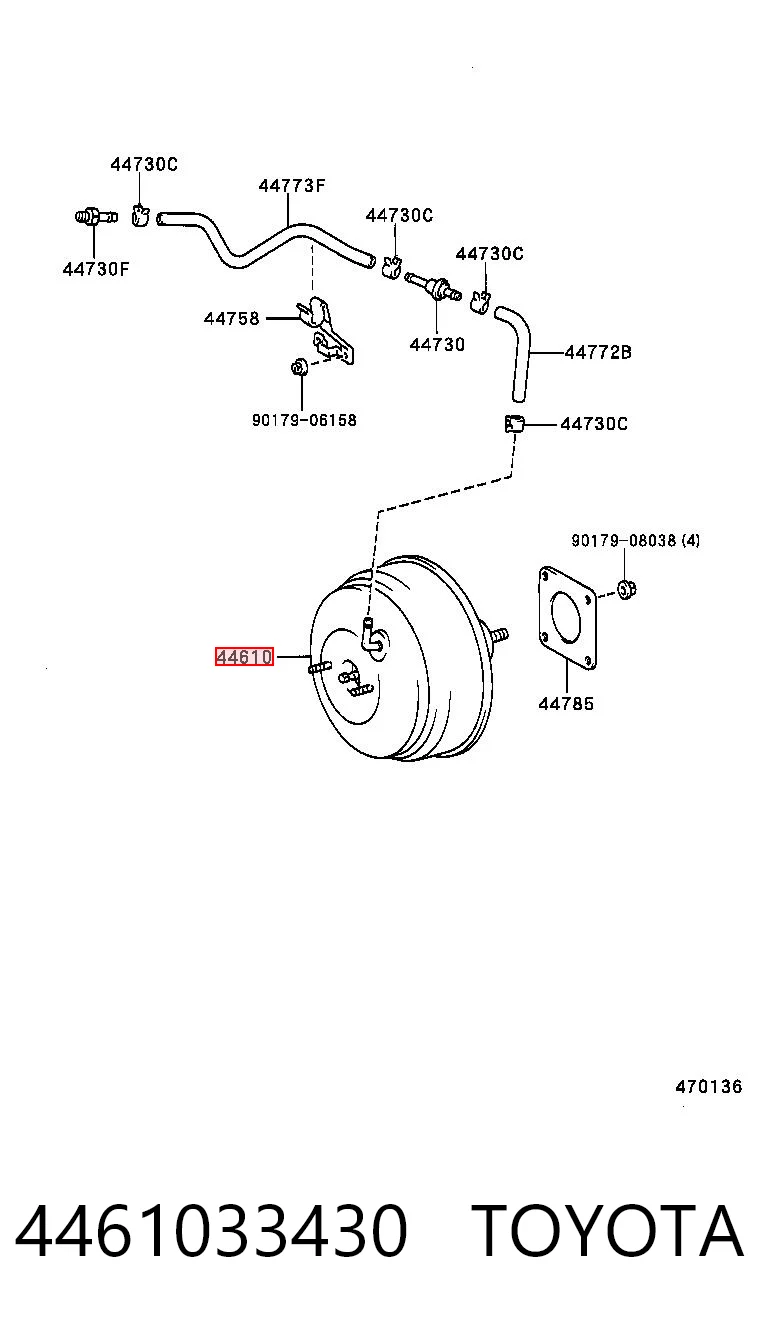 Servofreno para Toyota Camry IV V20