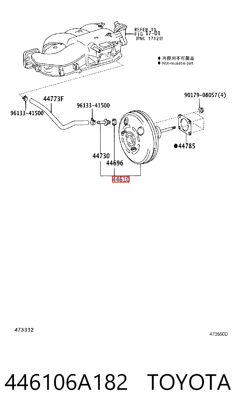 446106A182 Toyota Servofreno