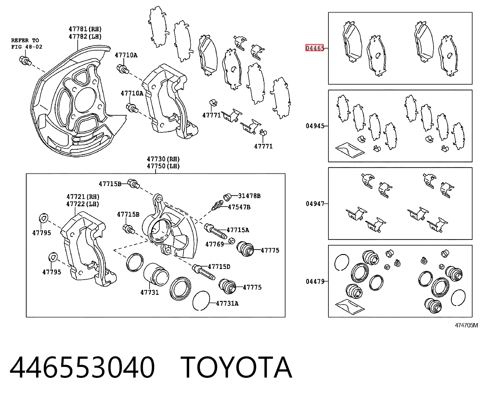 446553040 Toyota
