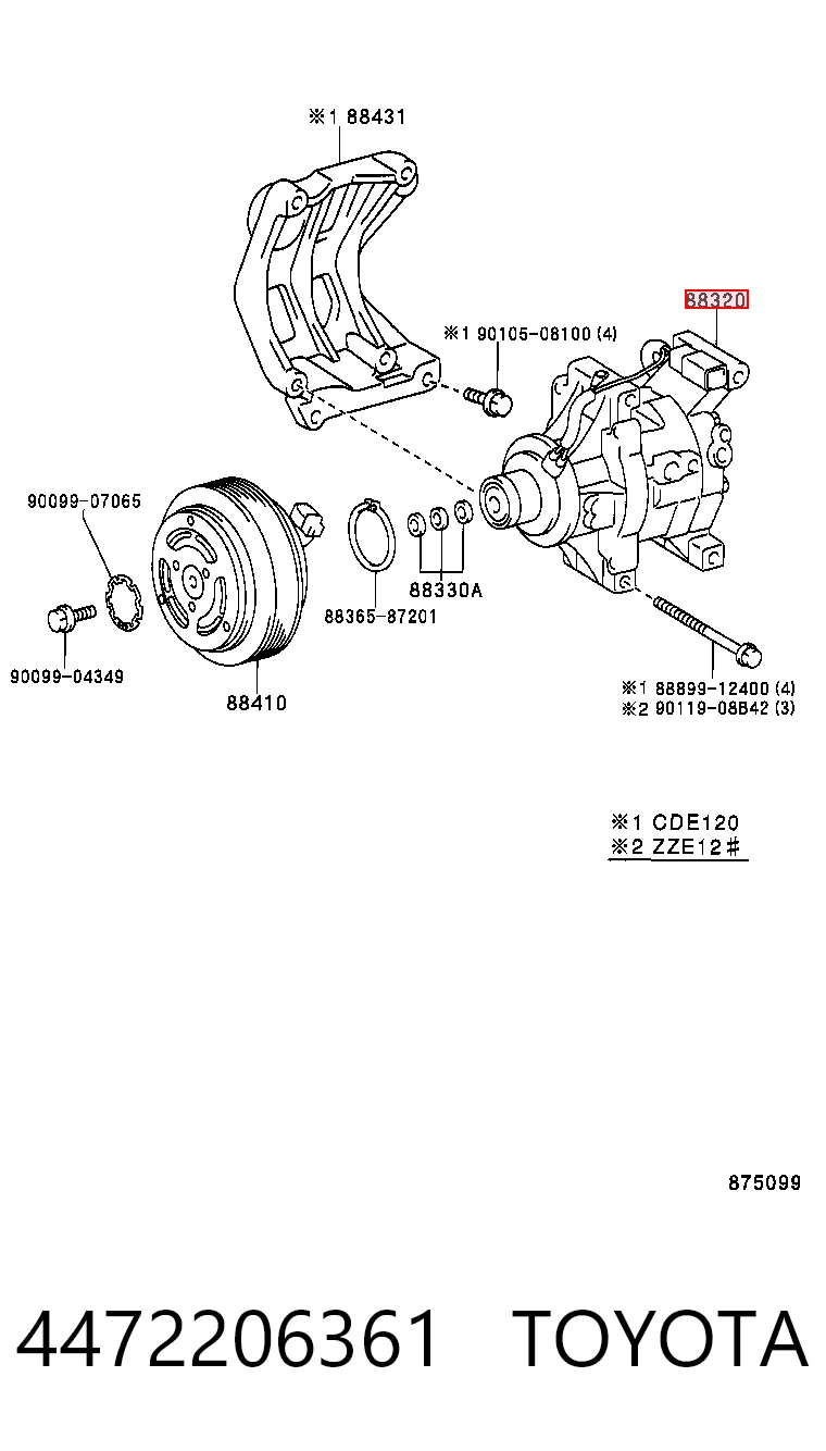 4472206364 VAG Compresor climatizador