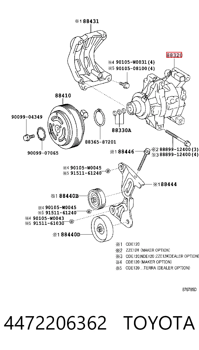 Comprar 4472206364 VAG Compresor de aire acondicionado coche