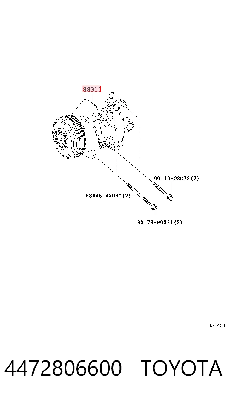 SKK197 Polcar Compresor climatizador