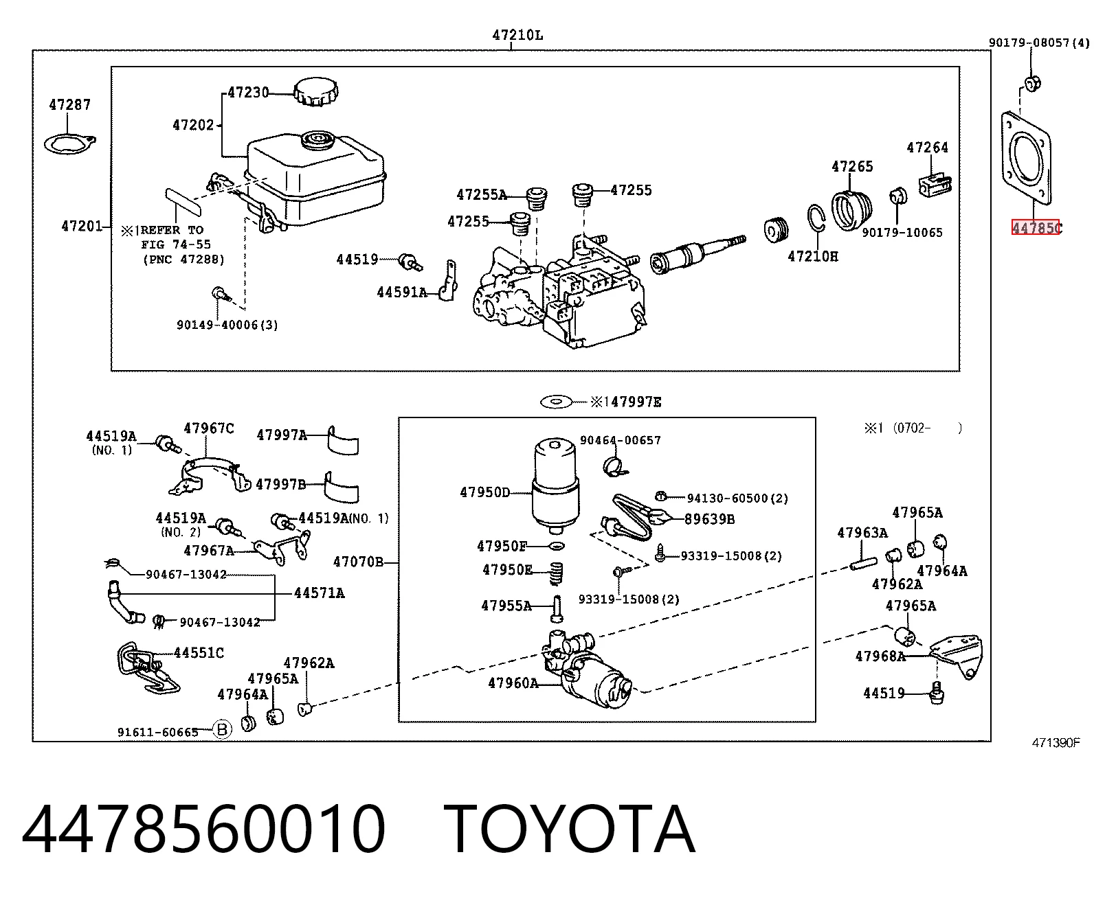 4478560010 Toyota