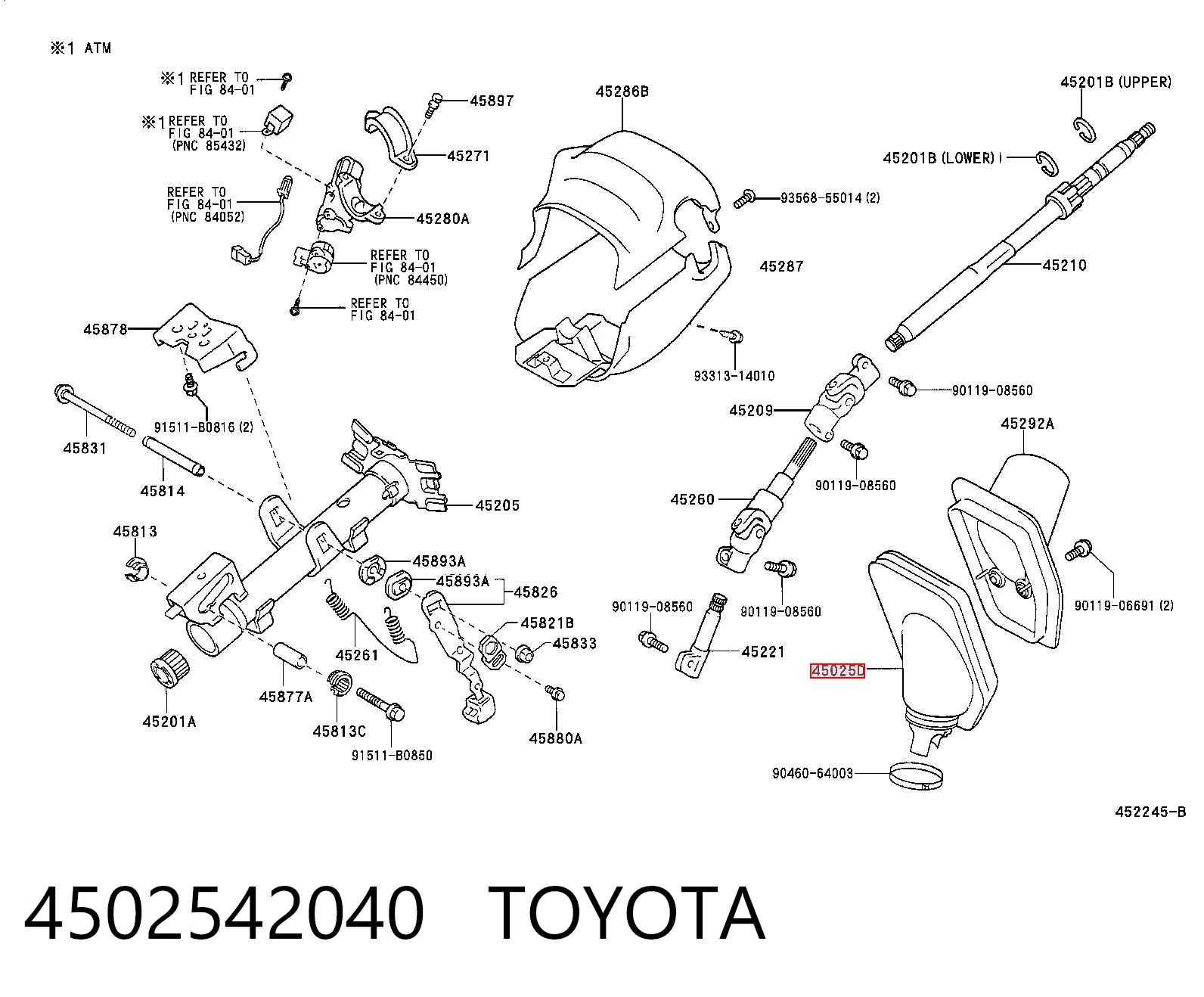 4502542040 Toyota