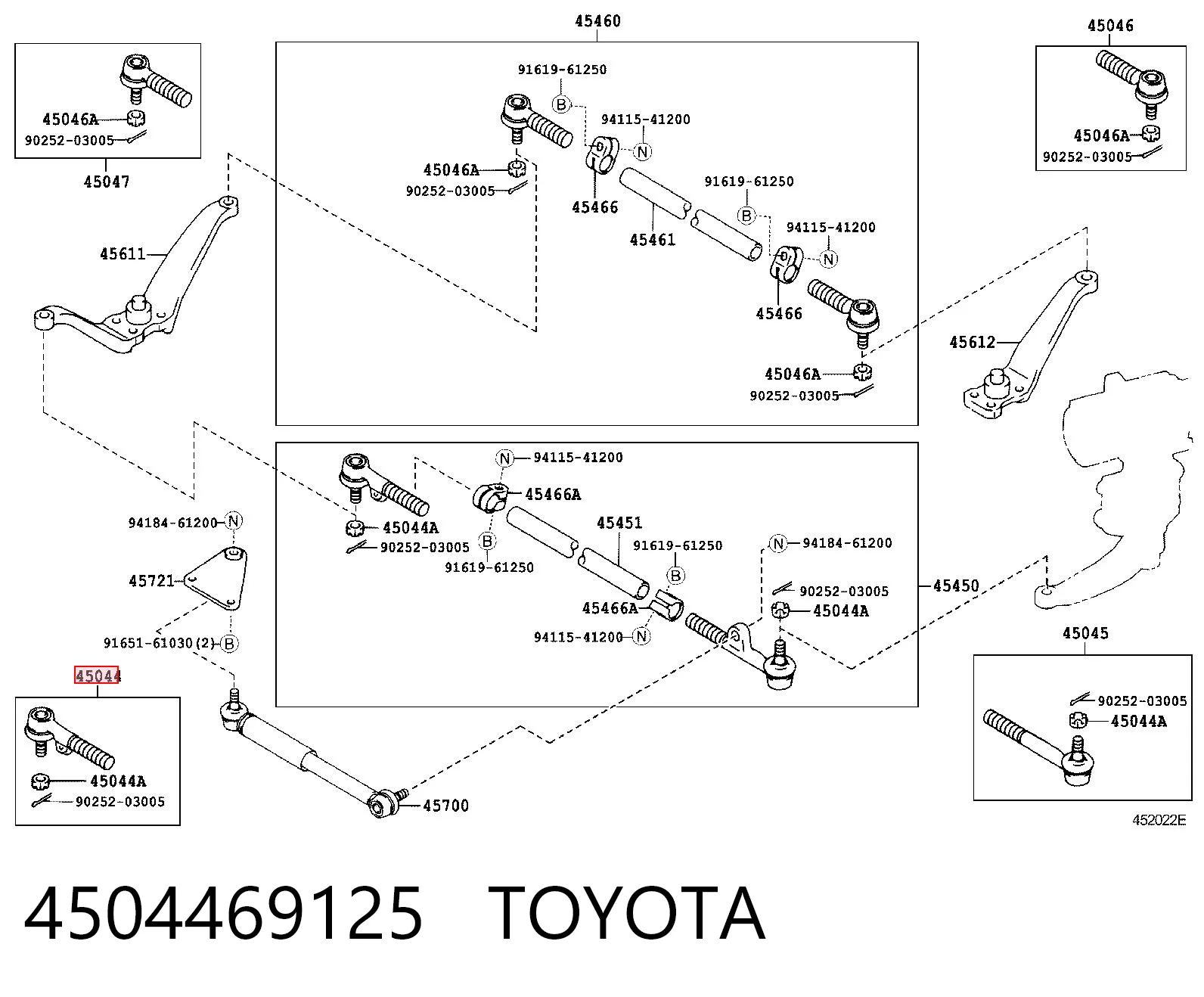 4504469125 Toyota
