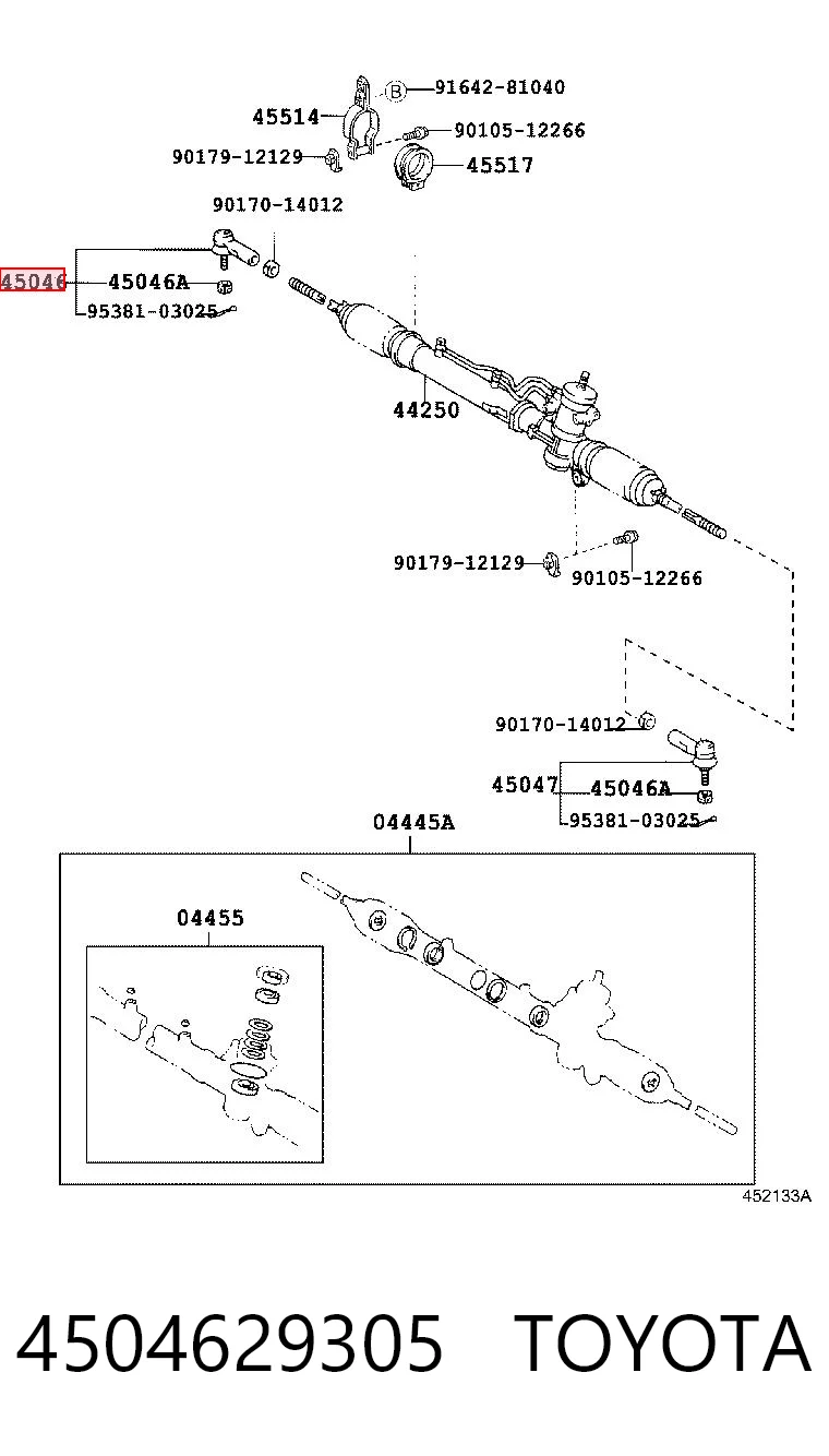 4504629305 Toyota