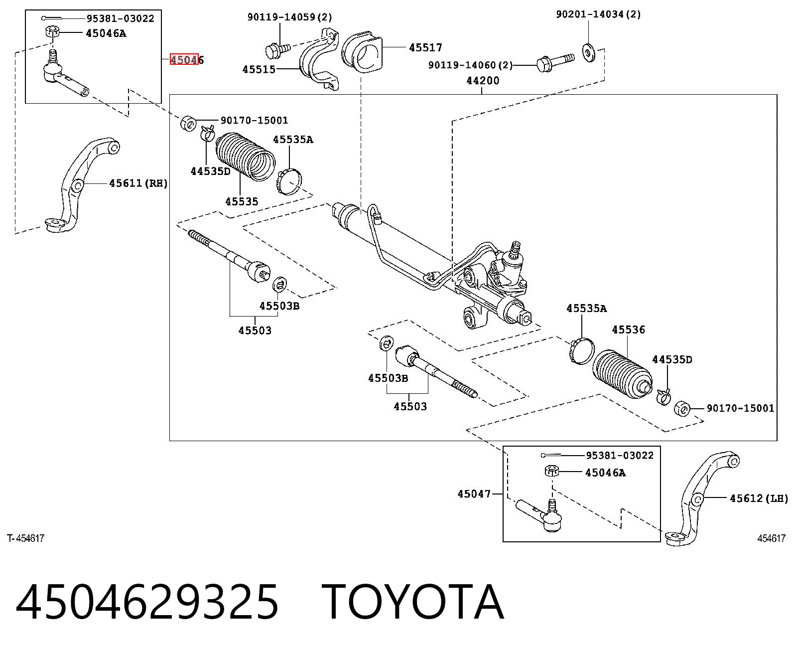 Rótula de barra de acoplamiento Toyota Hiace III desde 18,85 €