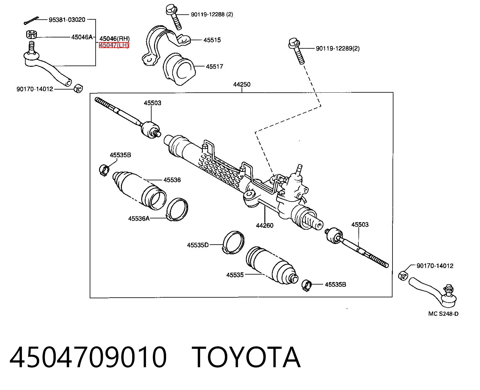 4504709010 Toyota