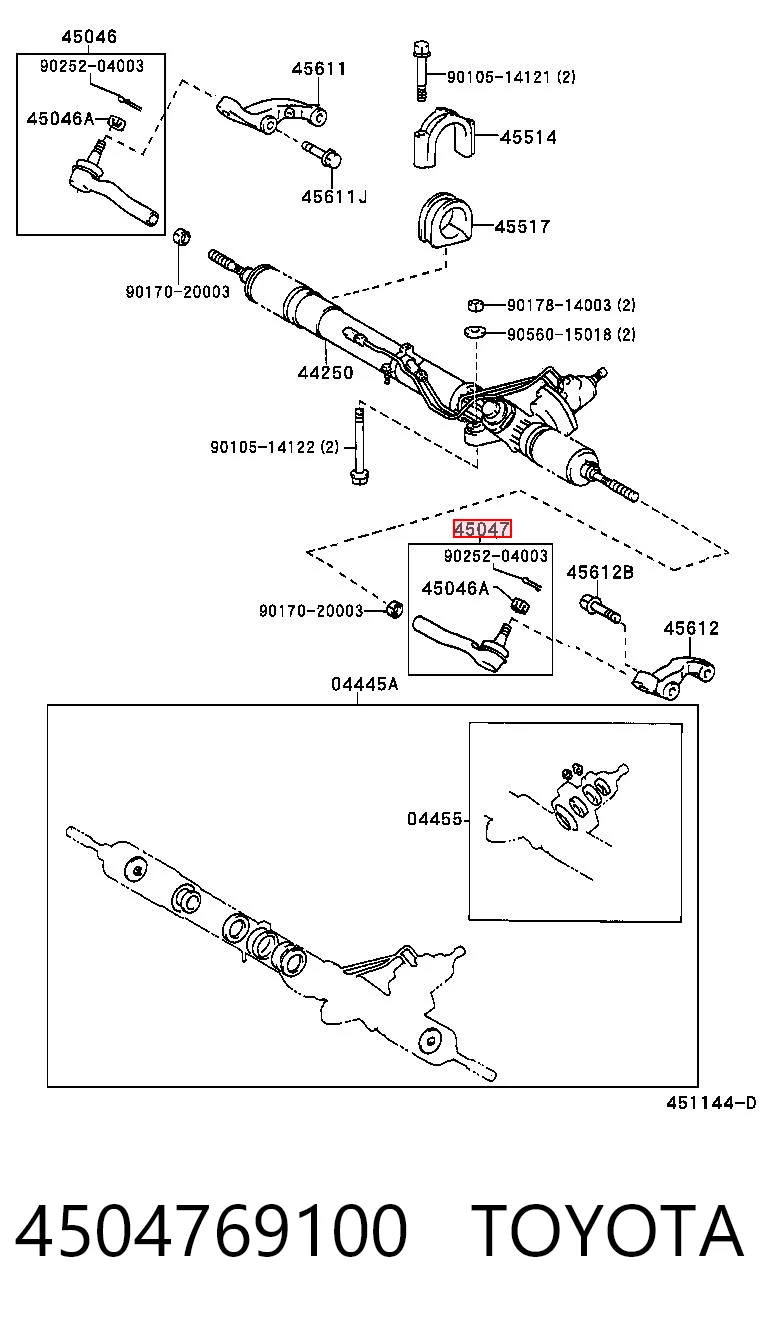 4504769100 Toyota