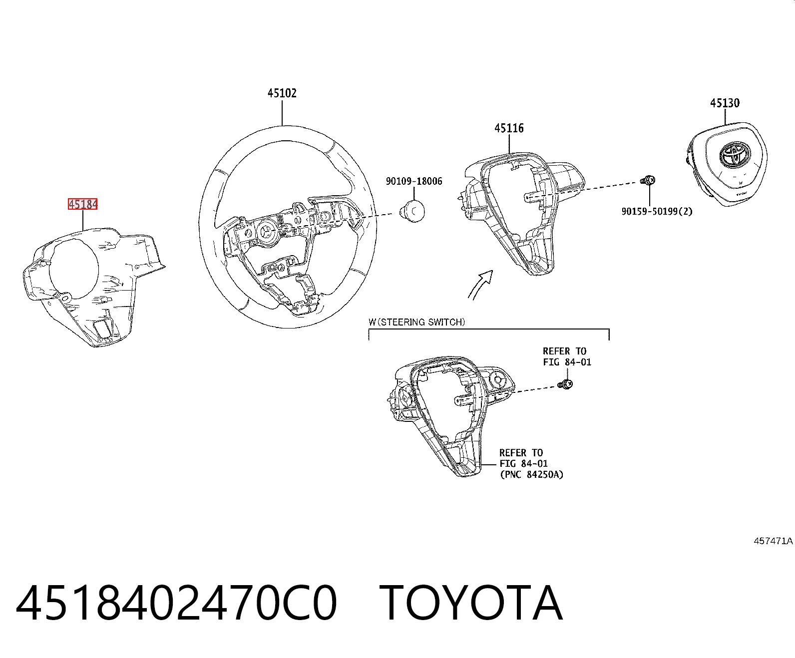 4518402470C0 Toyota