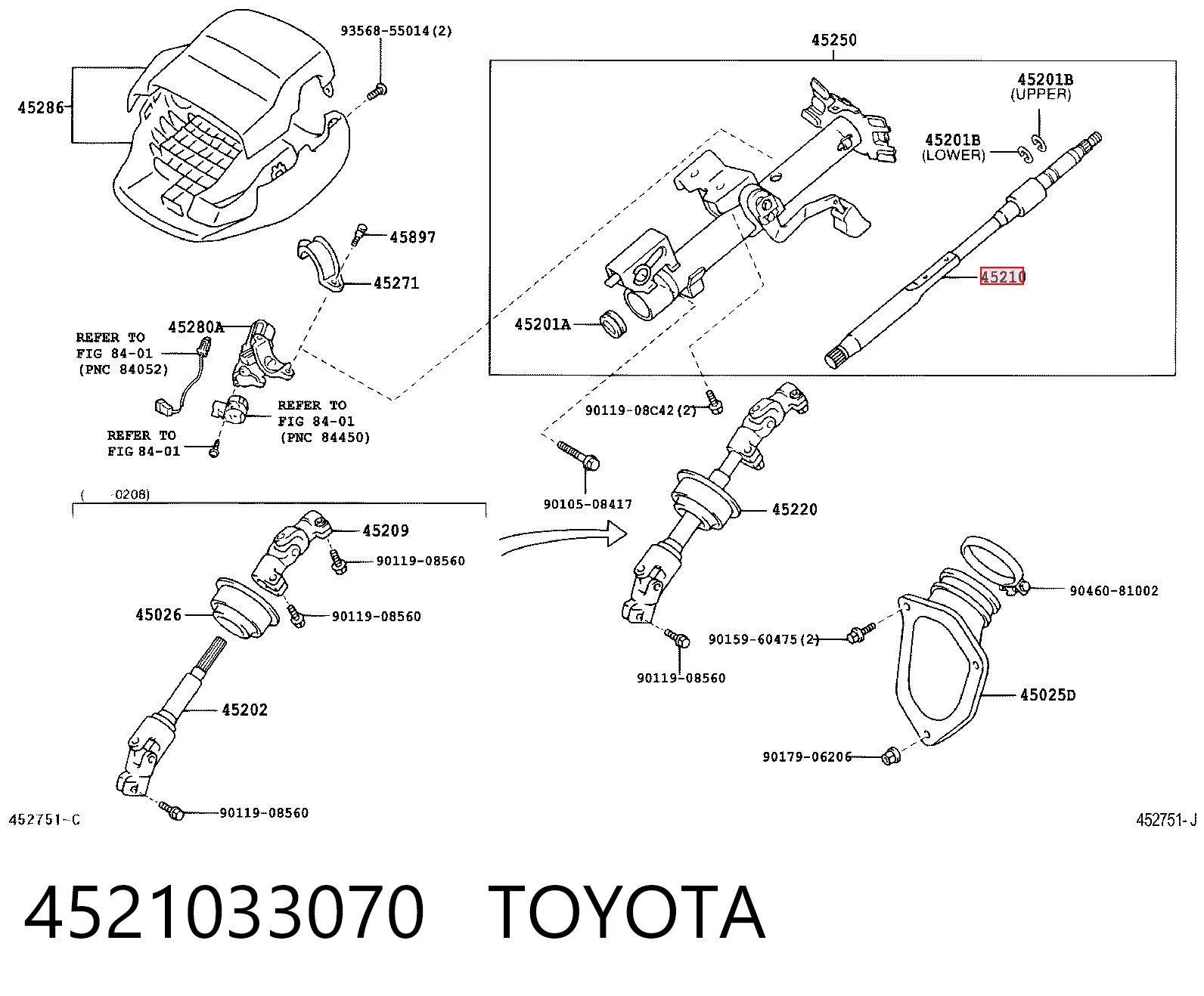 4521033070 Toyota