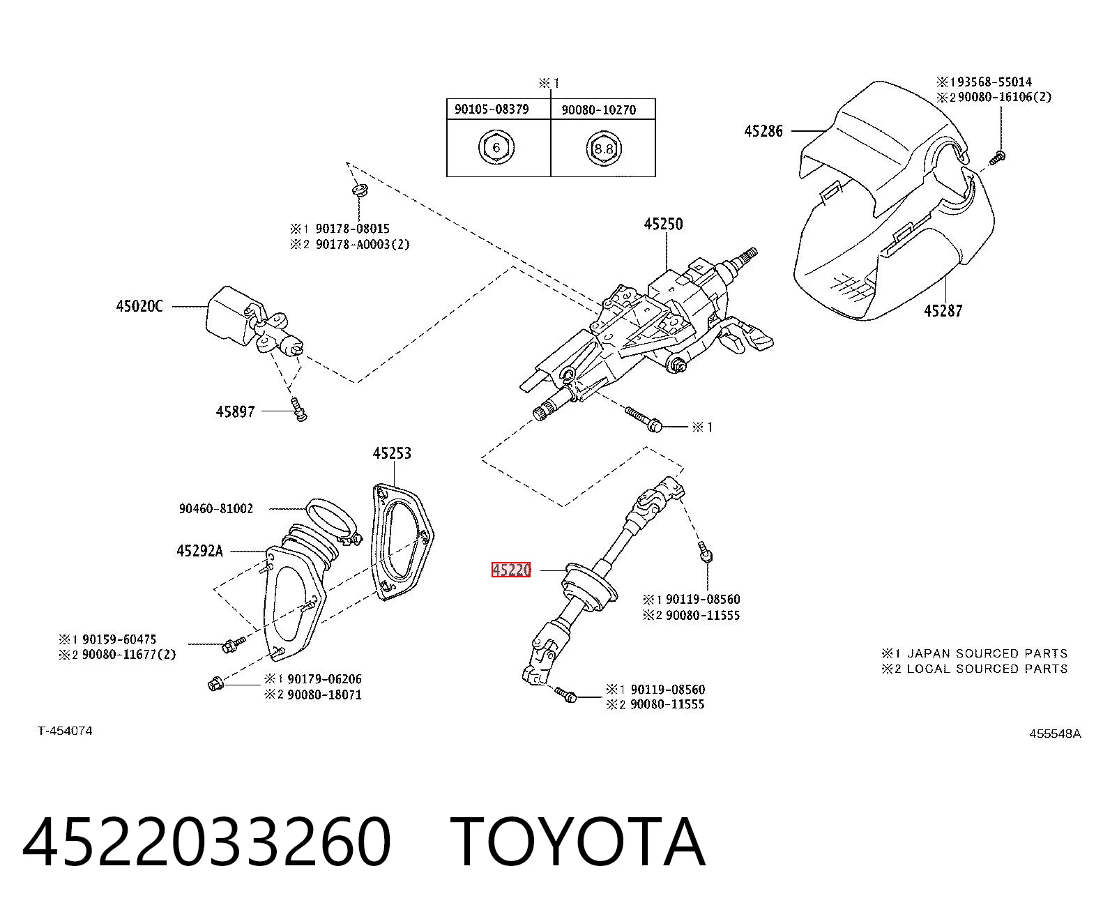 4522033260 Toyota