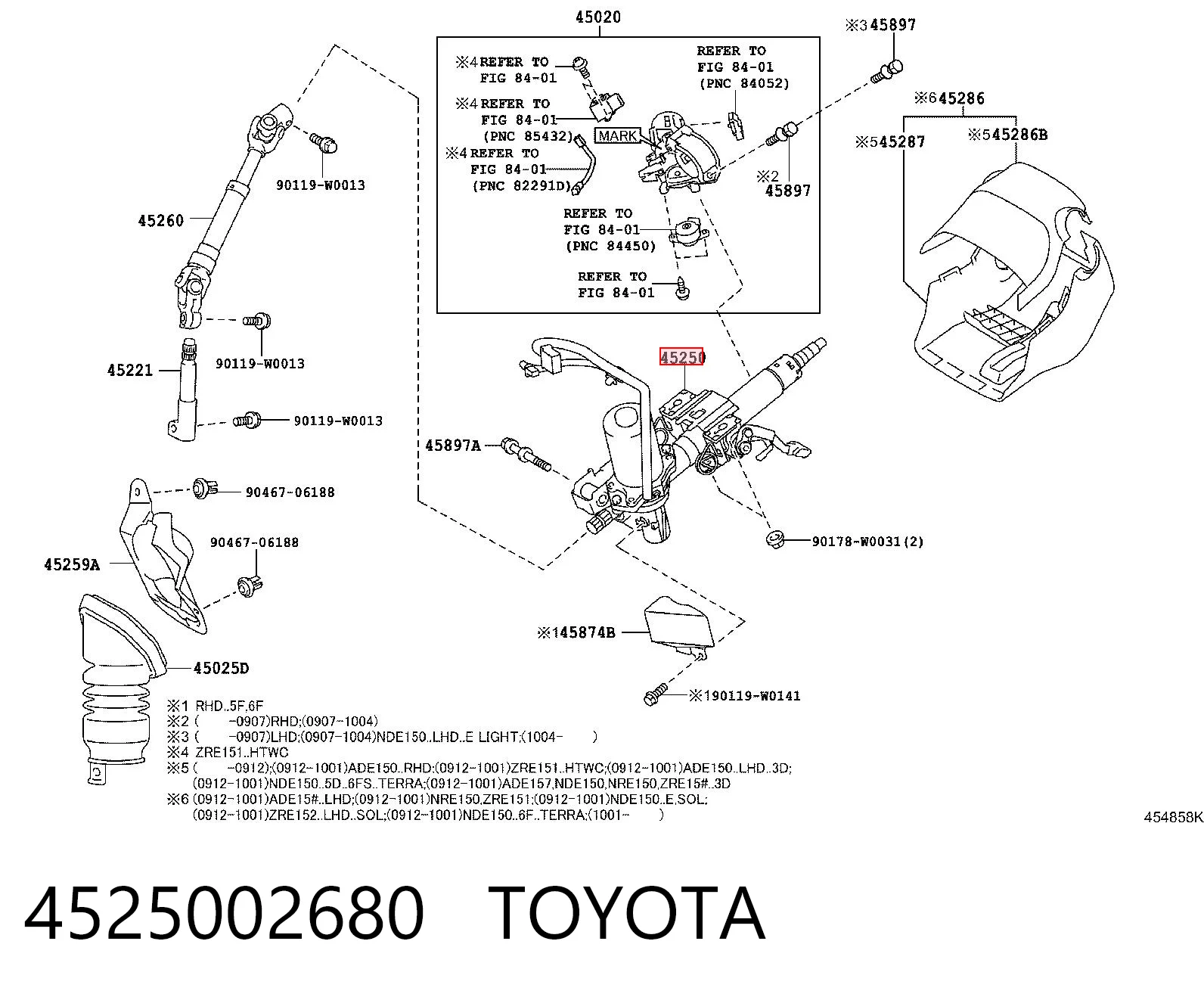 4525002680 Toyota