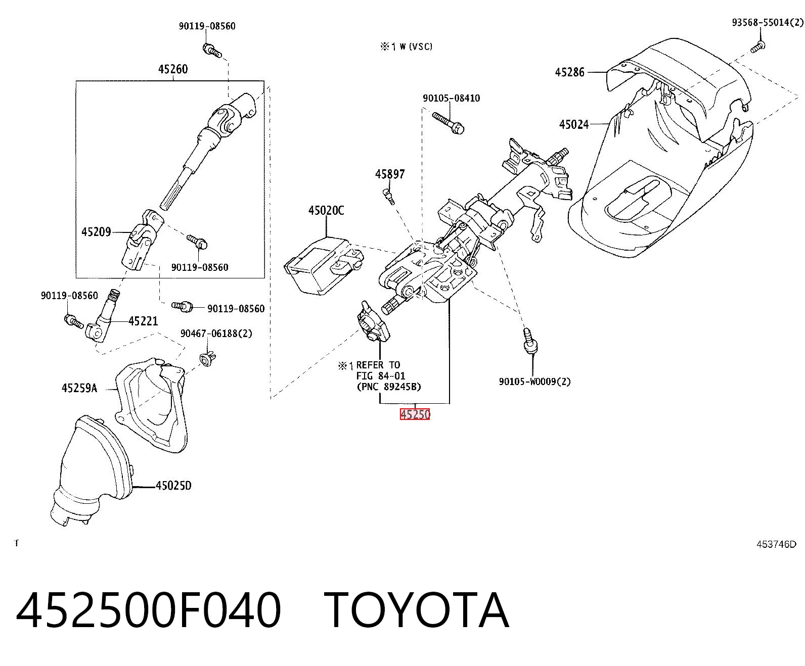 452500F040 Toyota