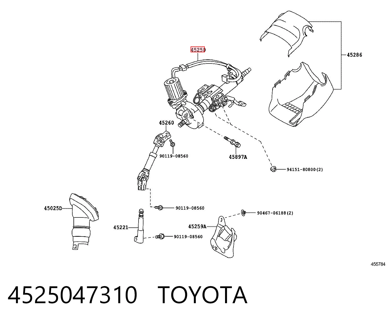 4525047310 Toyota