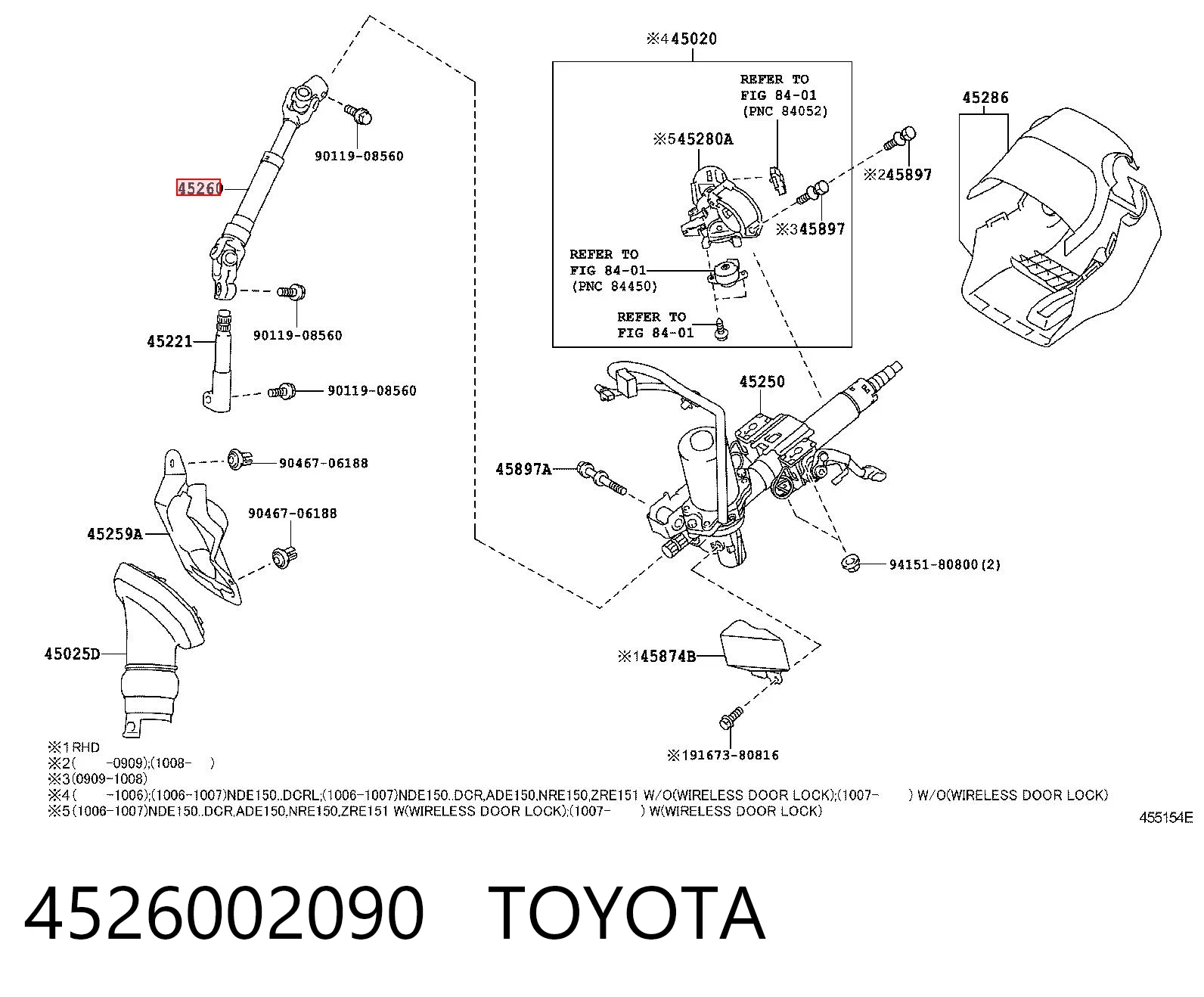 4526002090 Toyota 