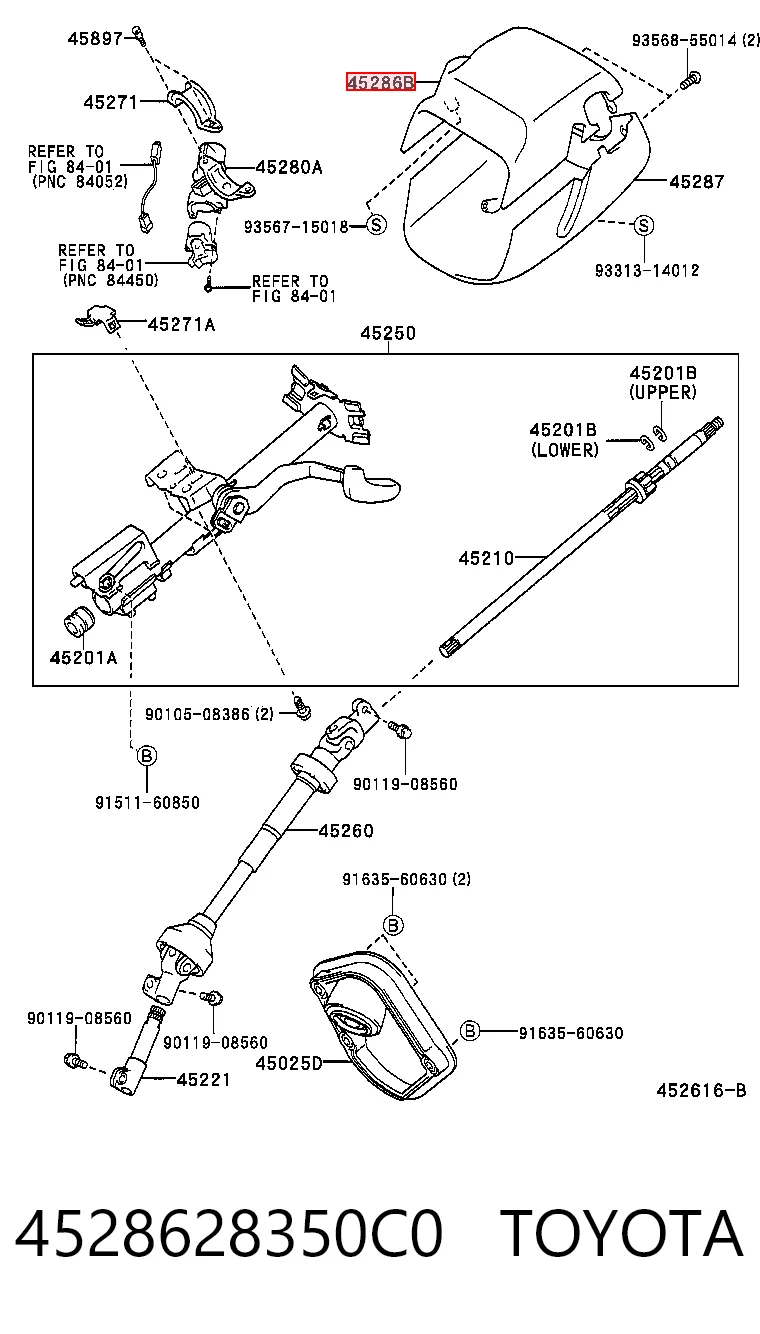 4528628350C0 Toyota