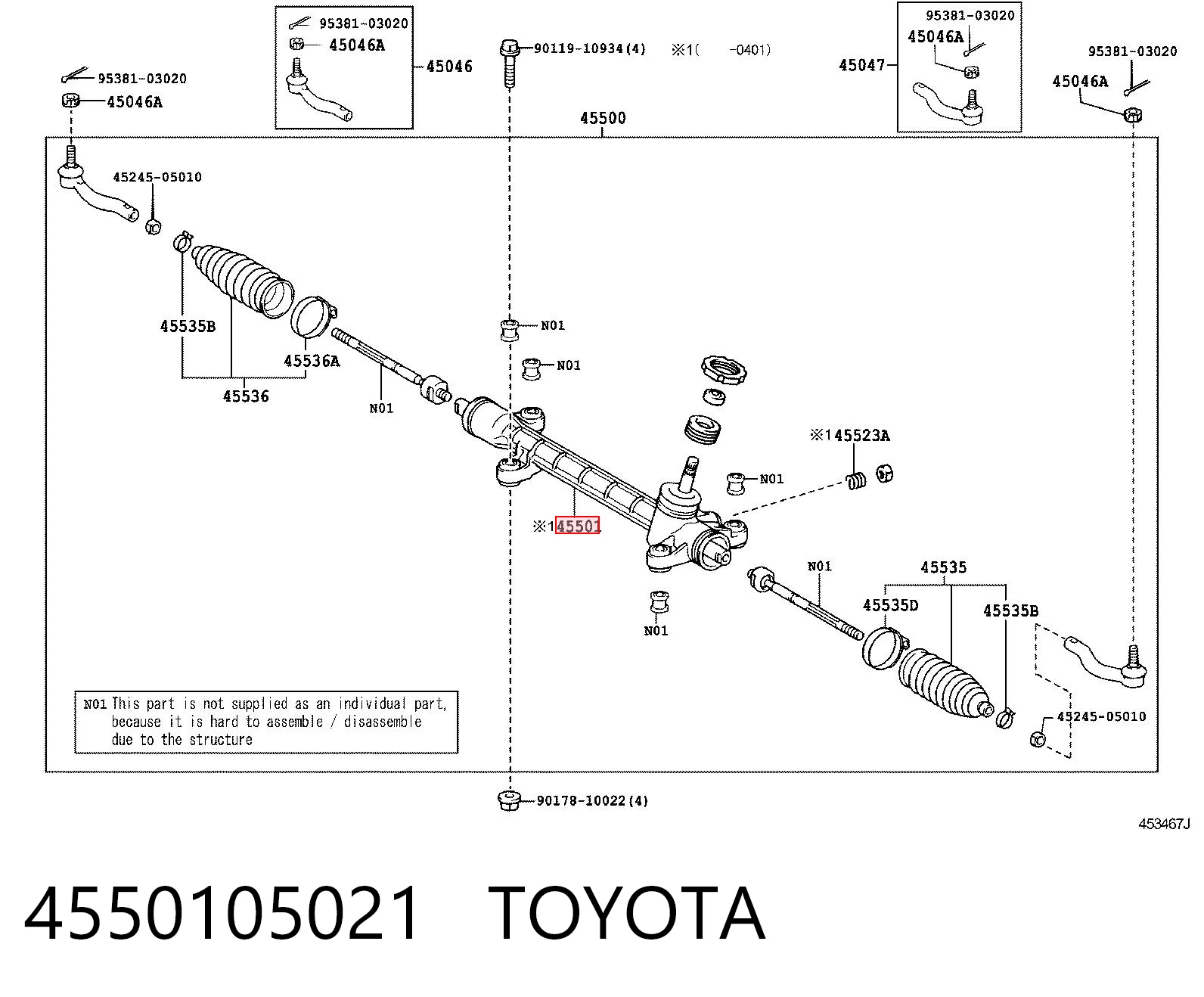4550105021 Toyota