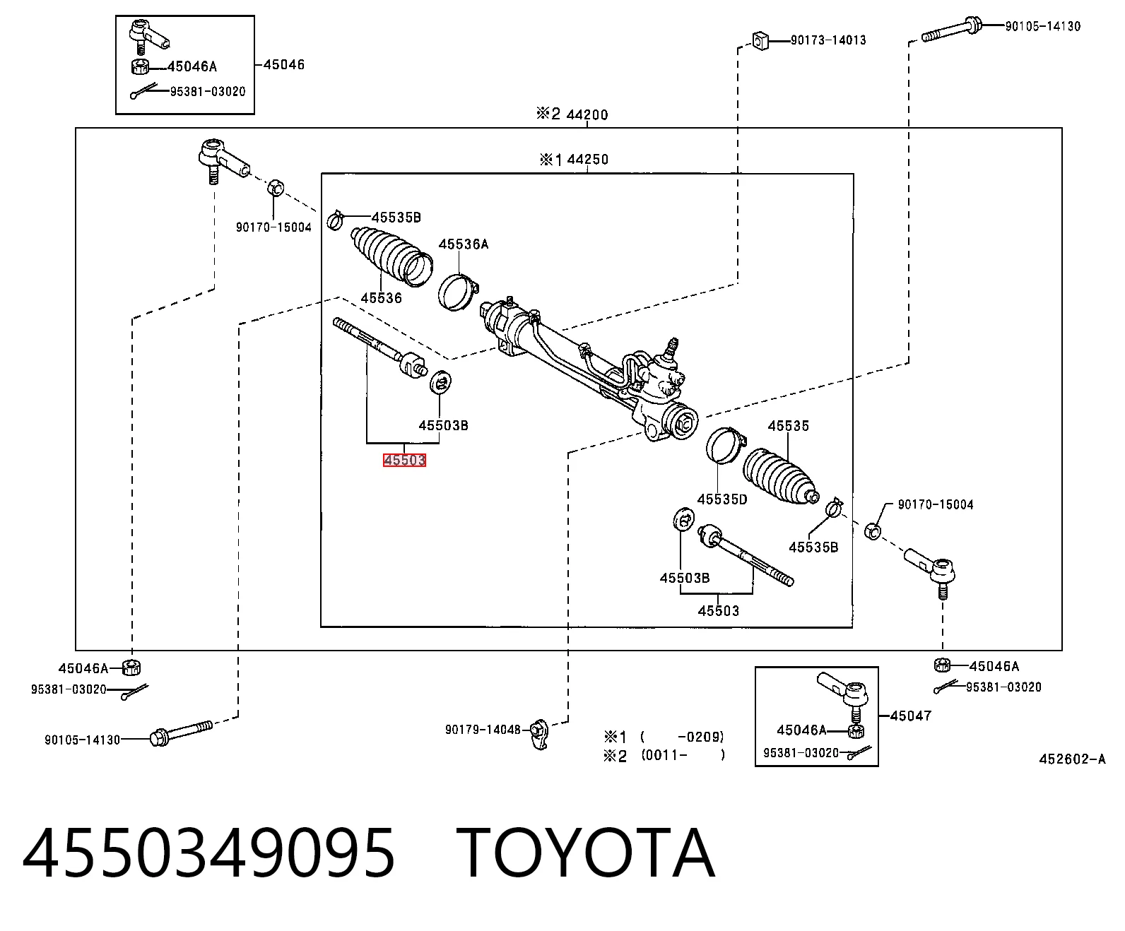 4550349095 Toyota