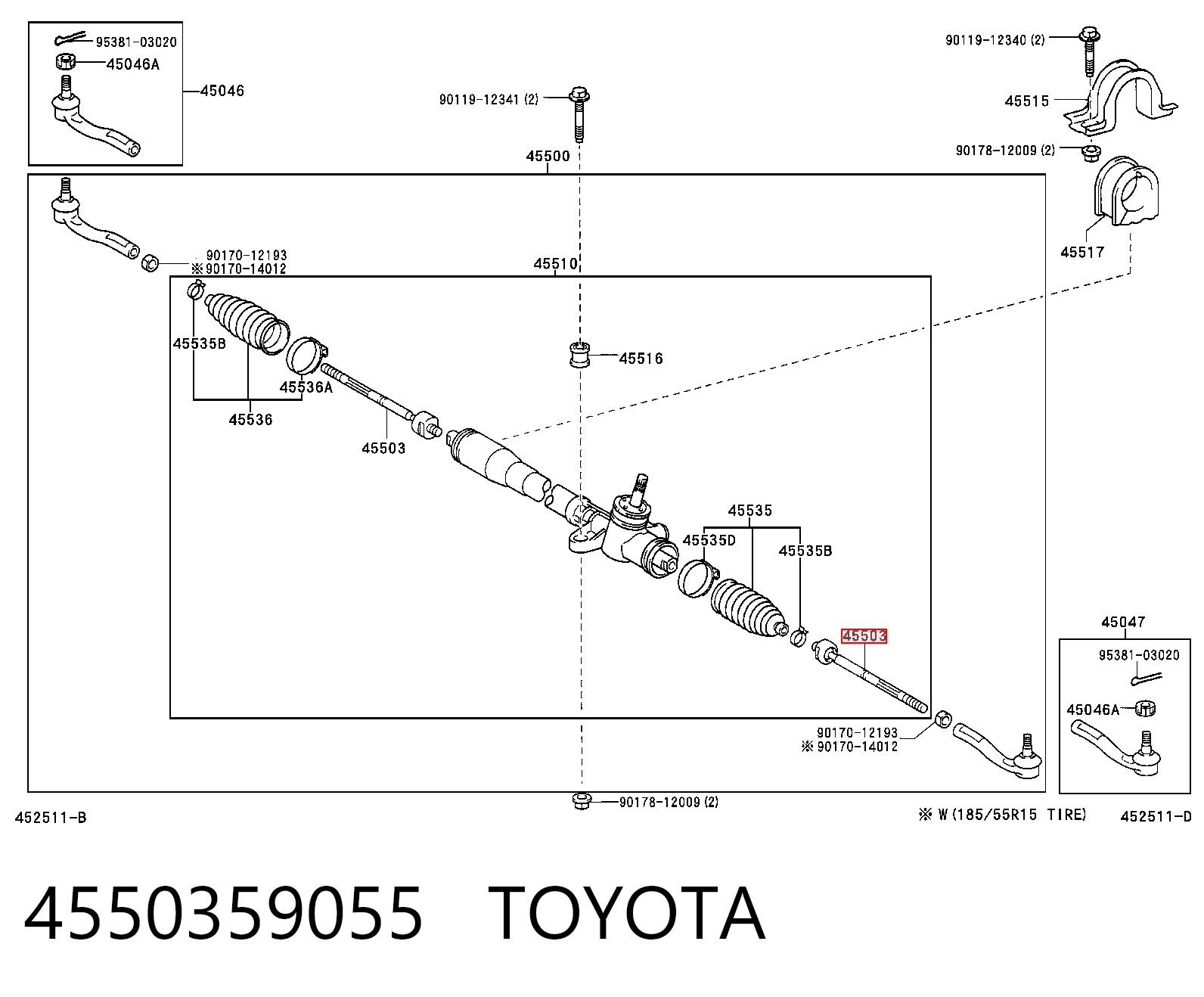 4550359055 Toyota