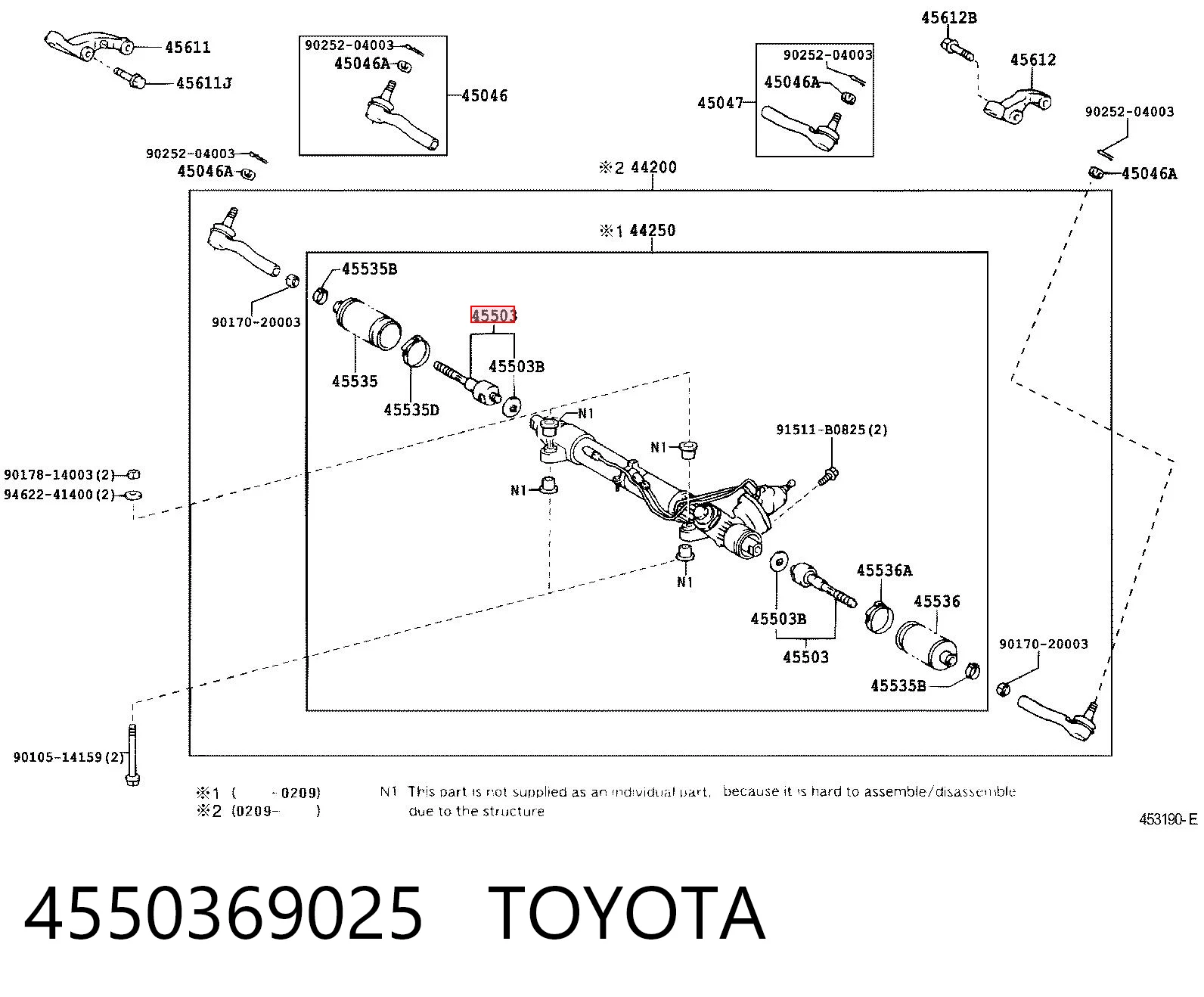 4550369025 Toyota