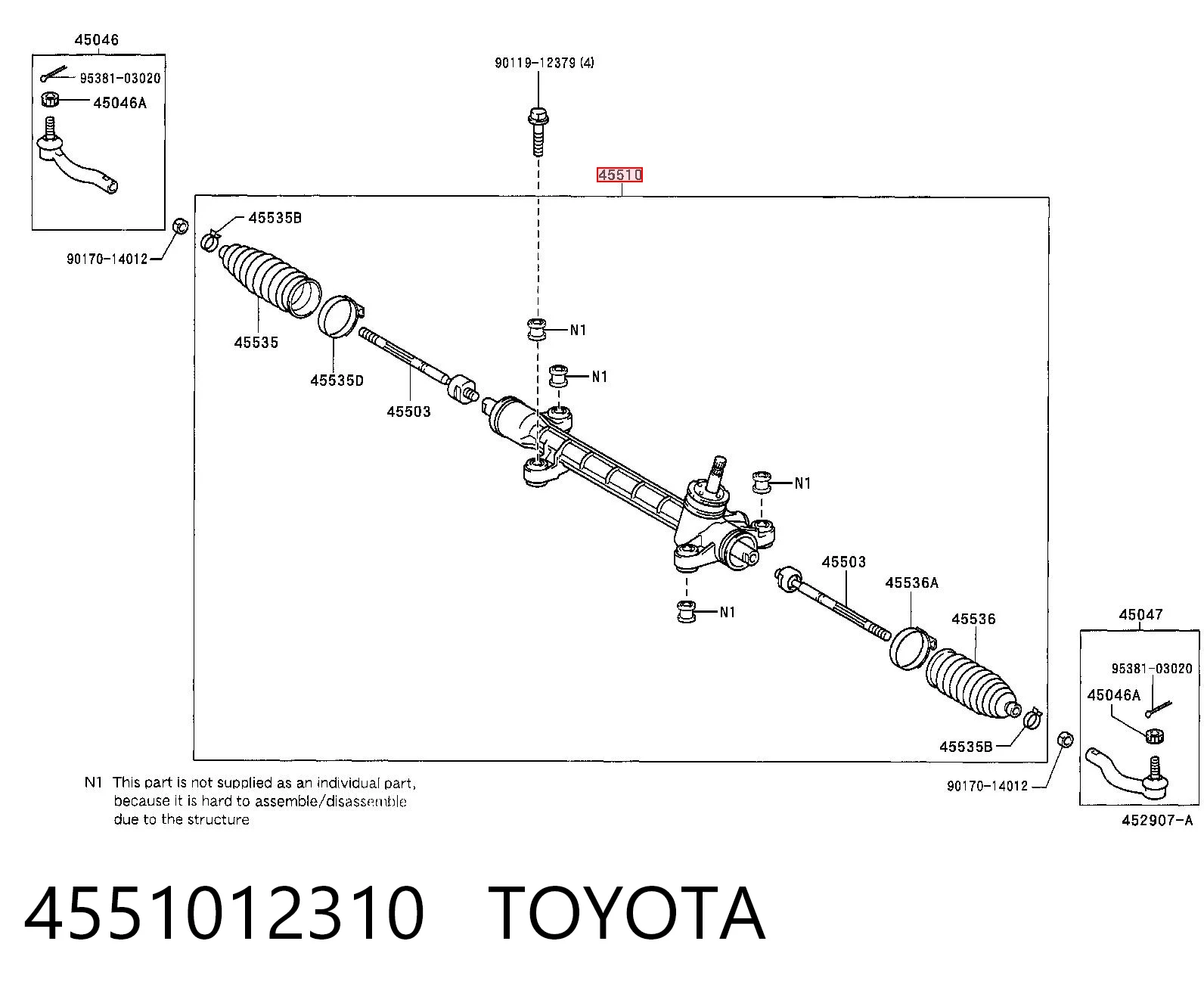 4551012310 Toyota
