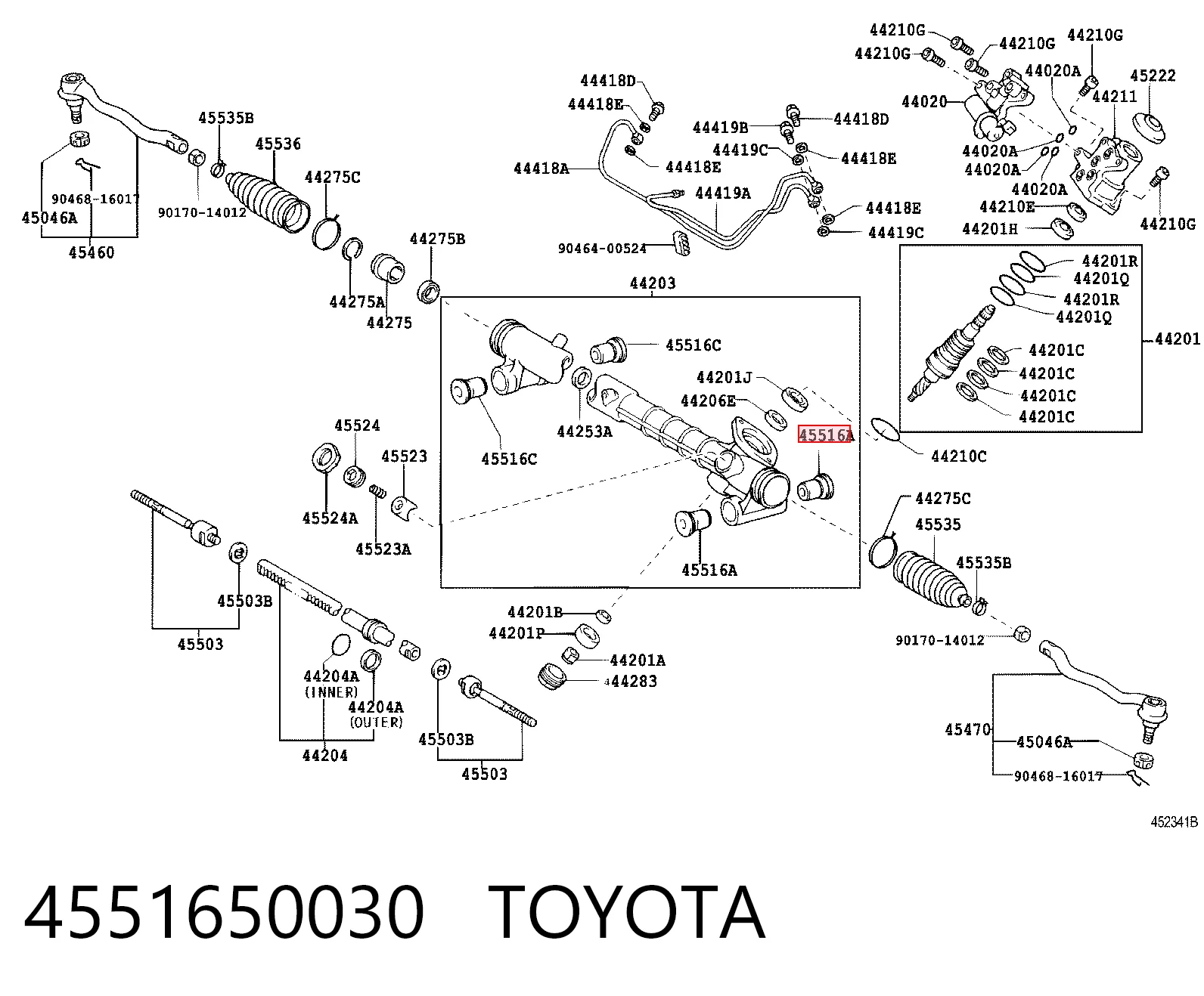 4551650030 Toyota