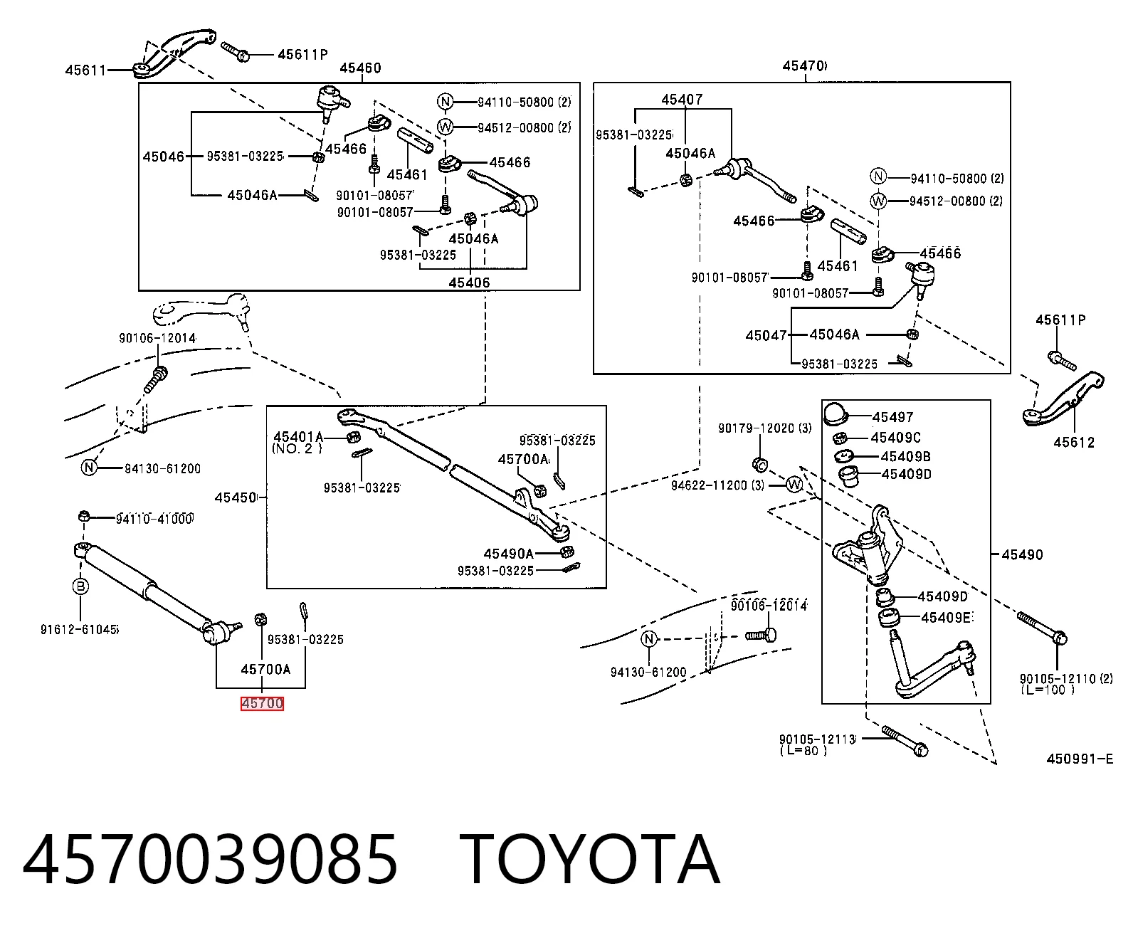 4570039085 Toyota