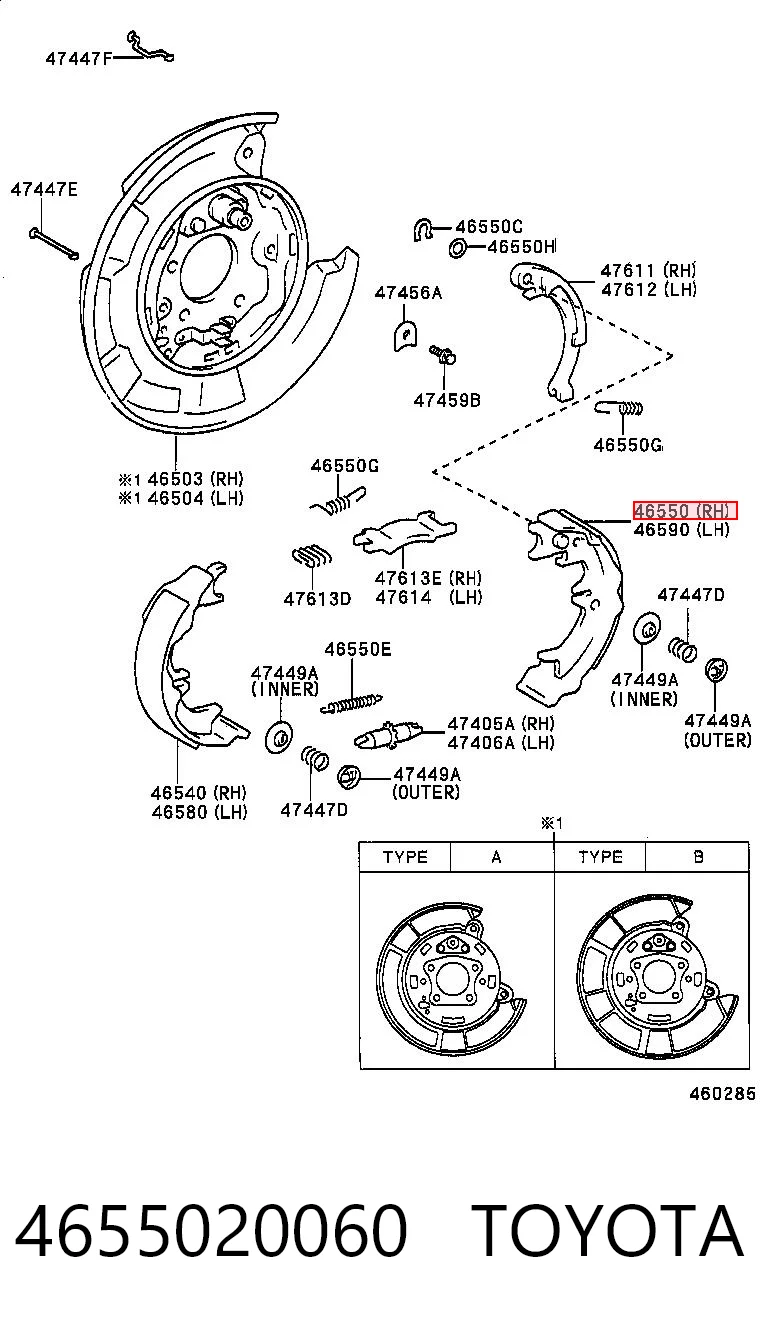 4655020060 Toyota