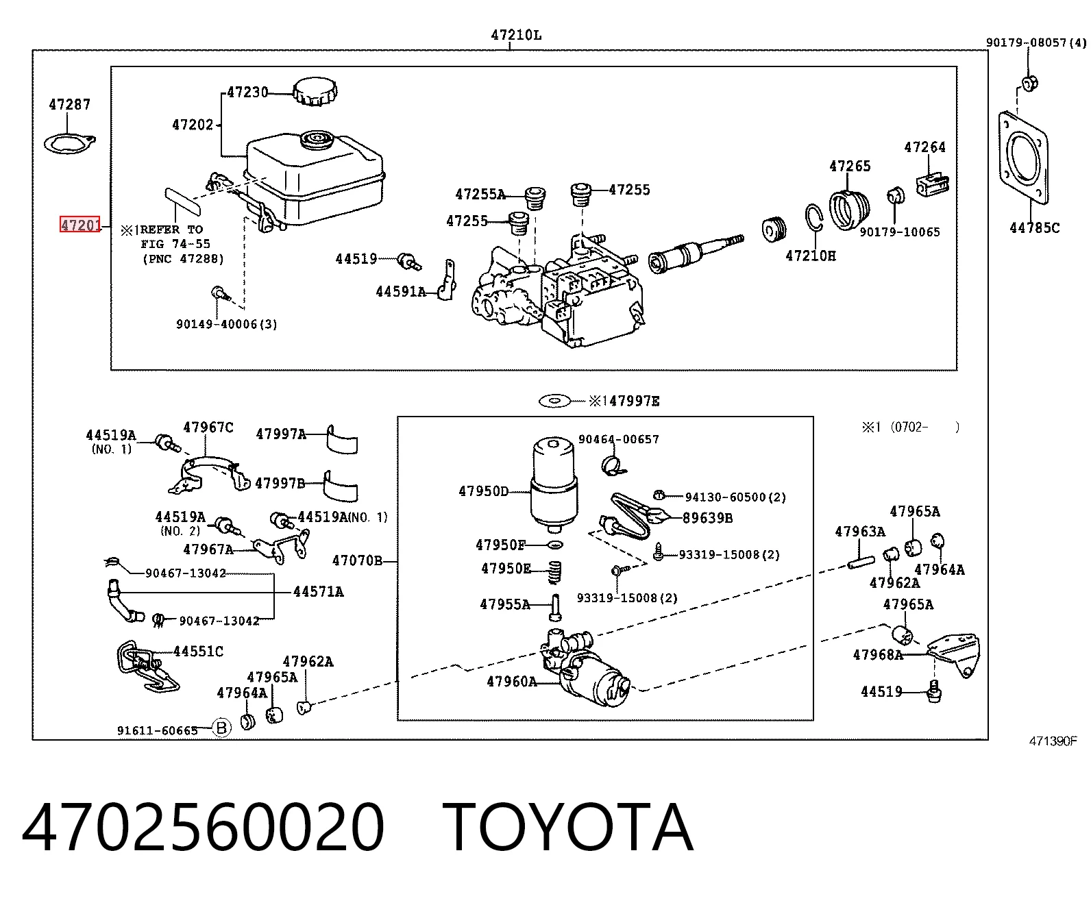 4702560020 Toyota